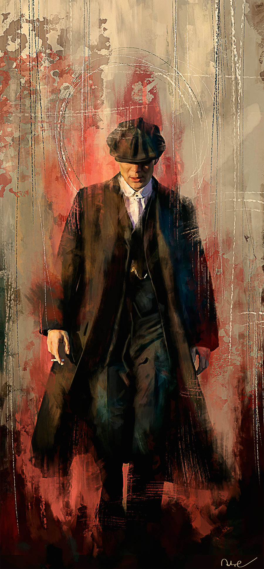 Wallpaper Peaky Blinders Art, Thomas