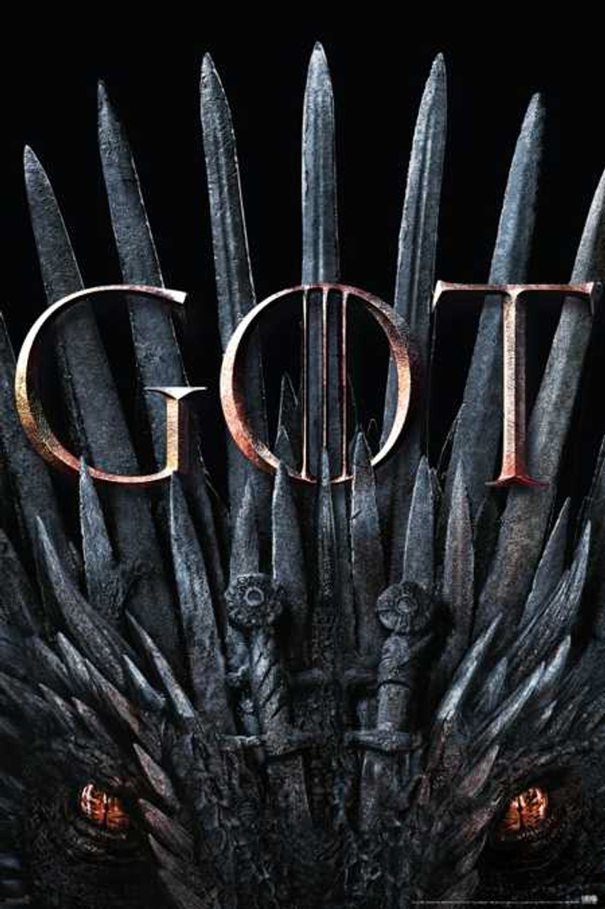 S8 Iron Throne & Dragon Poster 24
