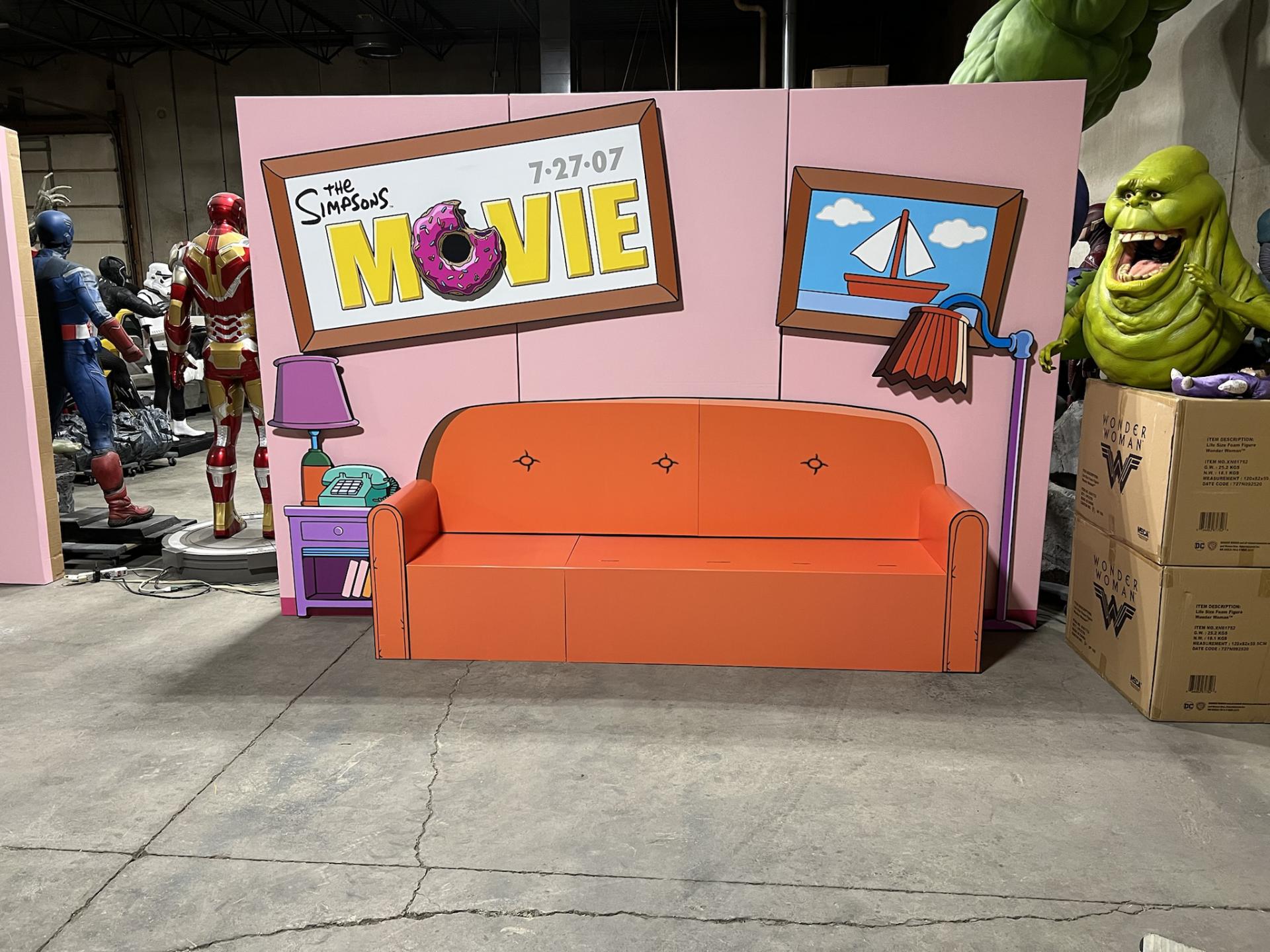 The Simpsons Movie Theater Display NO