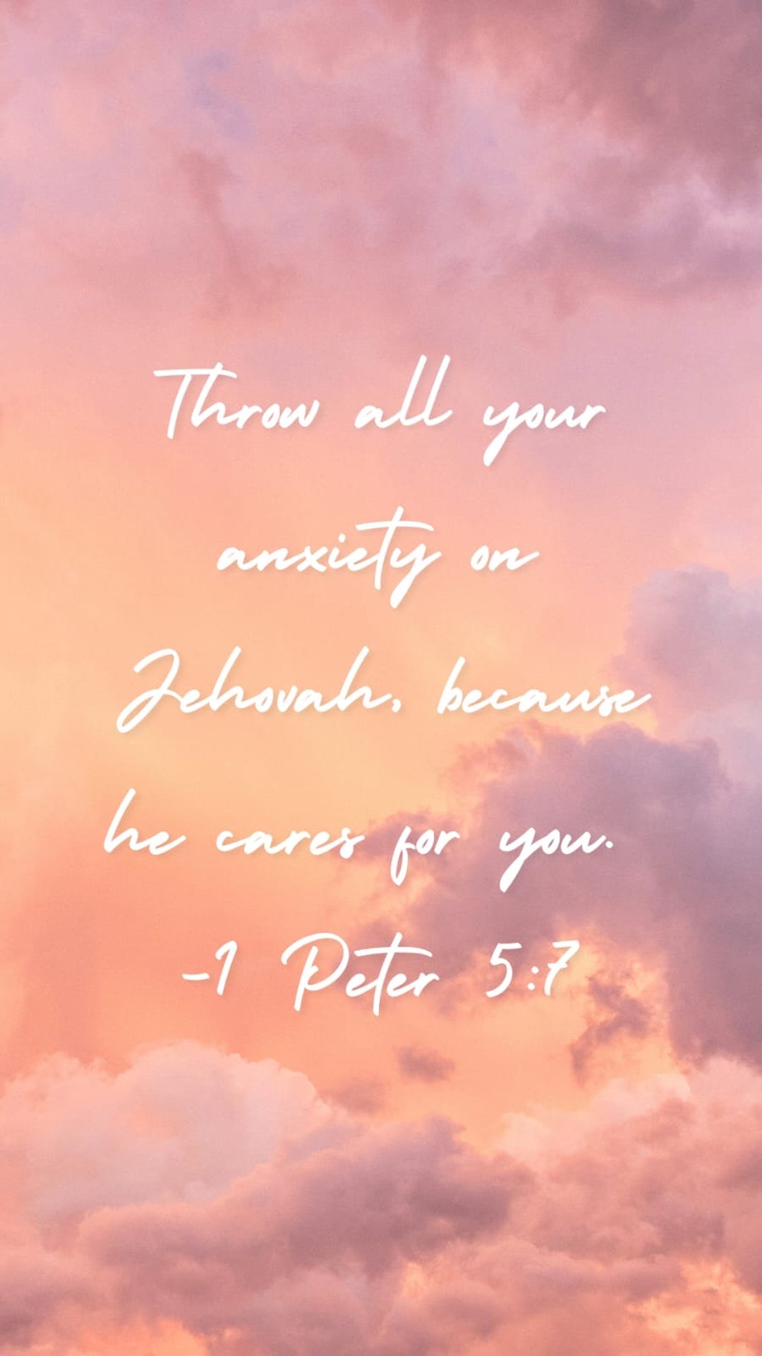 Phone Wallpaper 1 Peter 5:7
