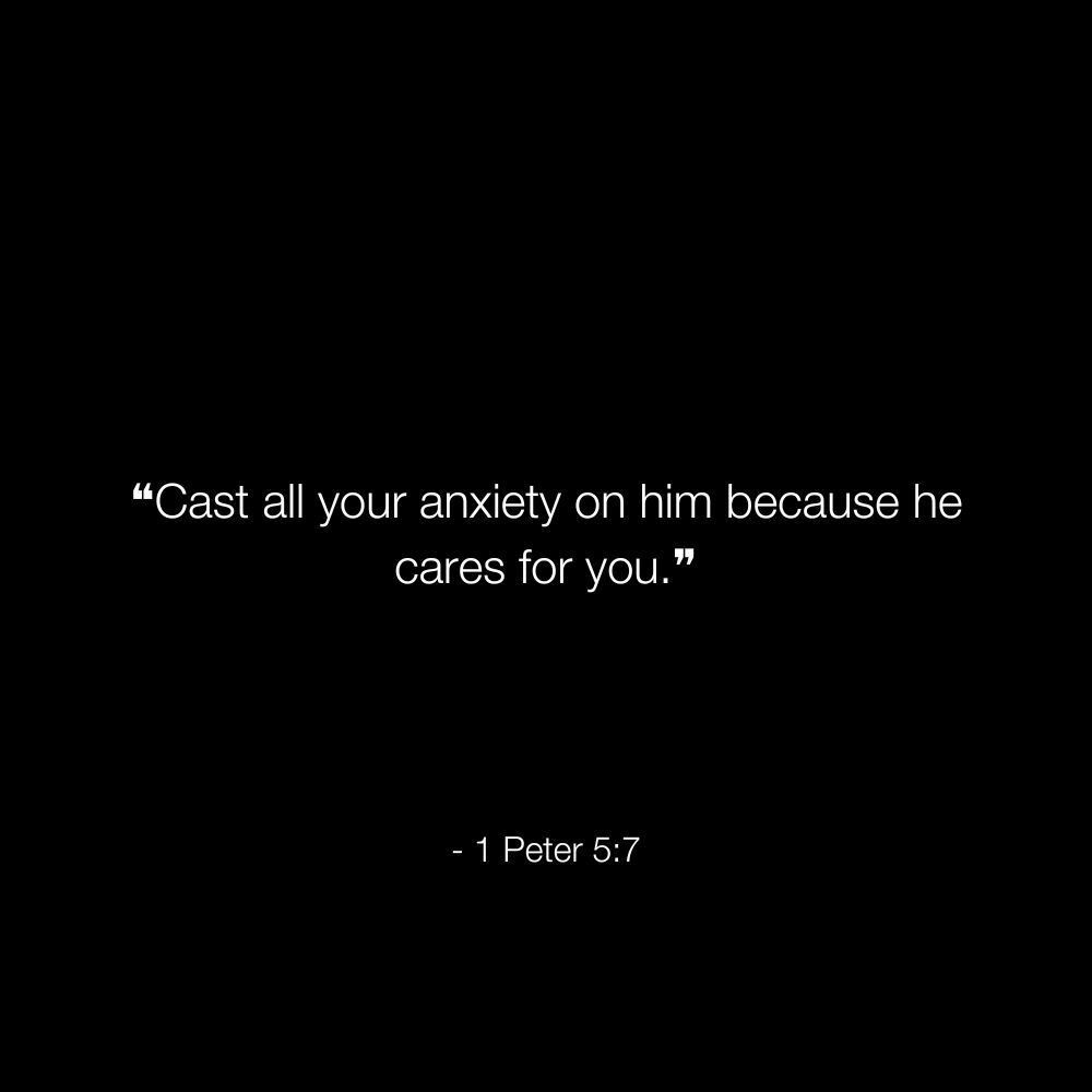 Verse of the Day: 1 Peter 5:7