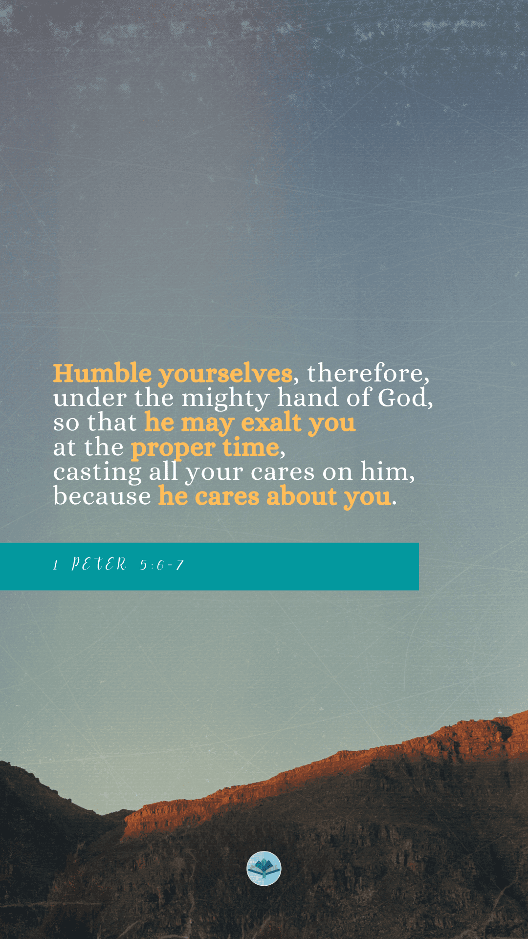 Peter 5:6 7 V2 Wallpaper