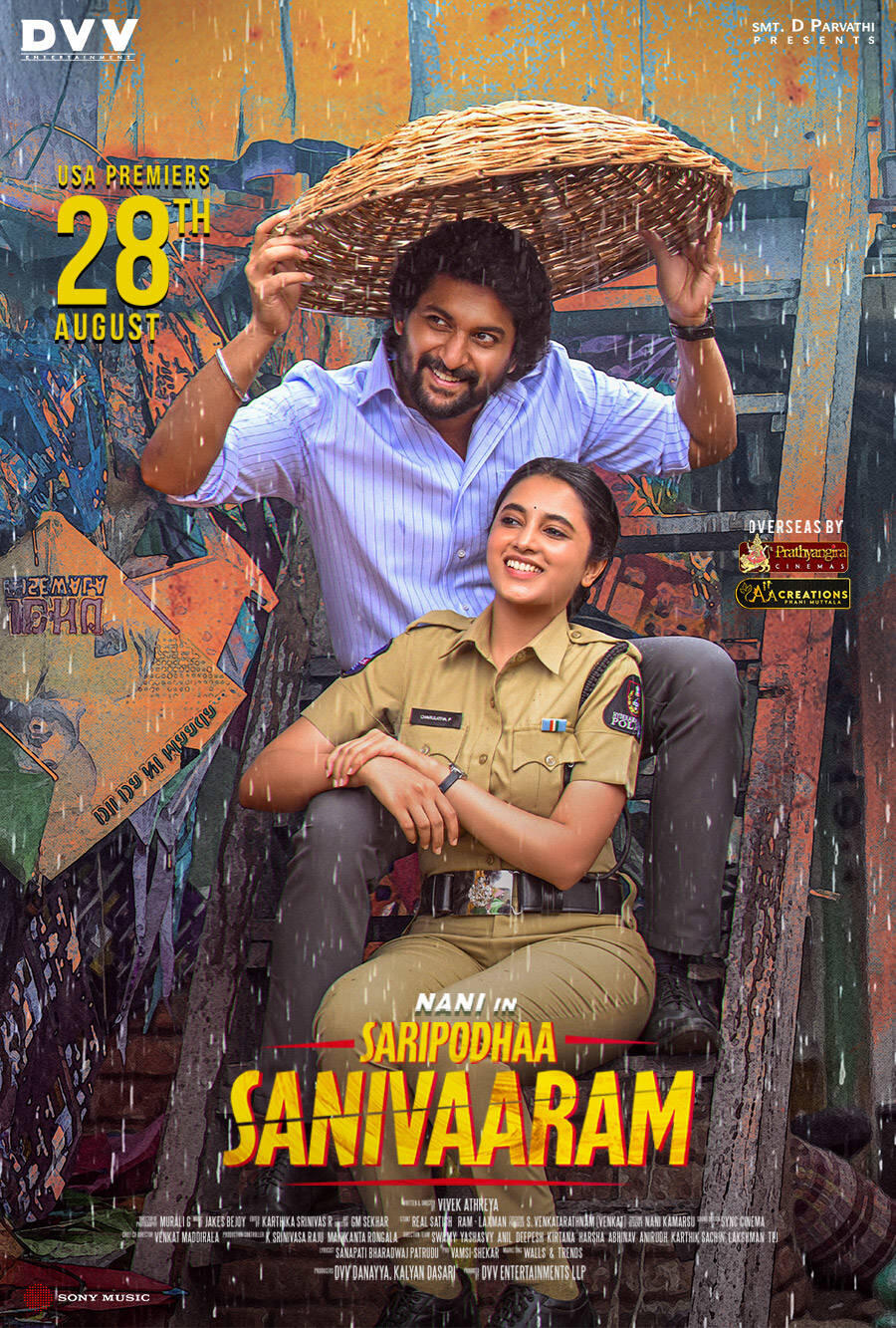 Saripodhaa Sanivaaram Showtimes