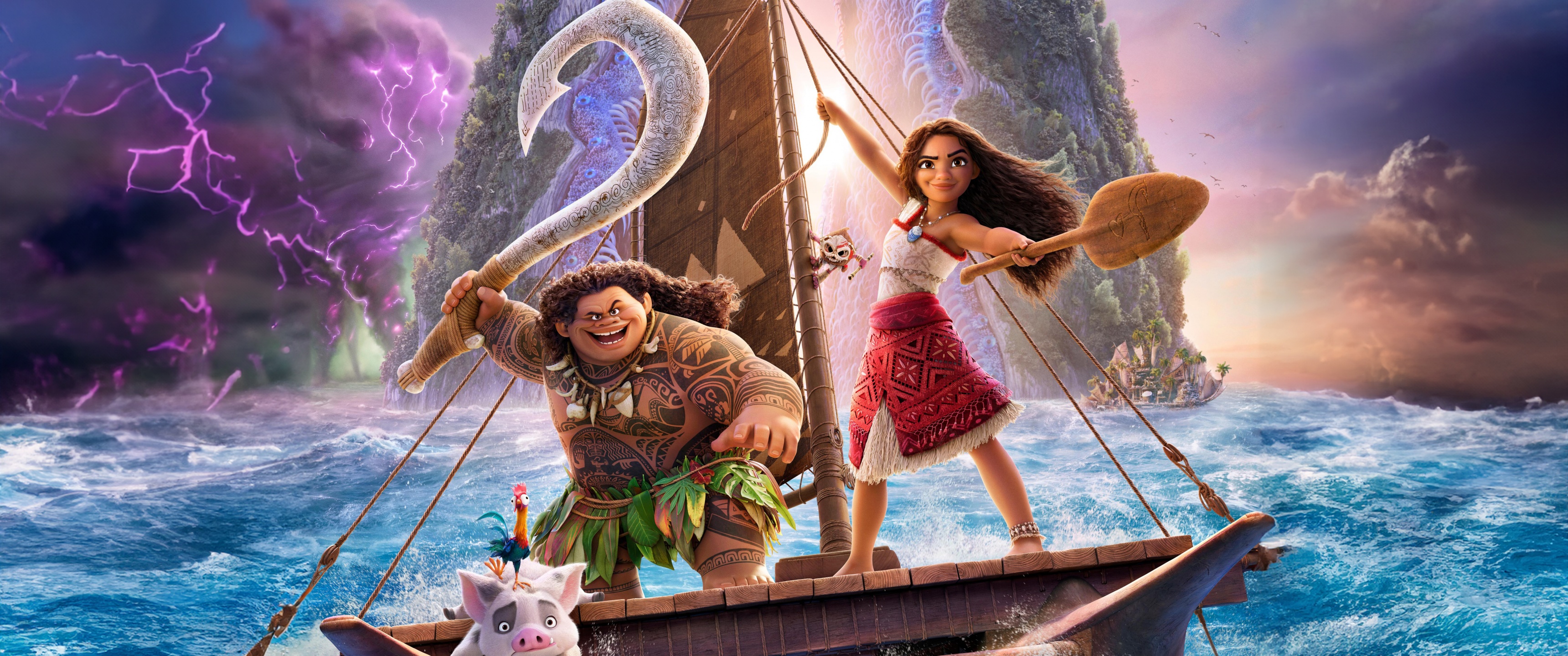 Moana 2 Wallpaper 4K, 5K, 2024 Movies
