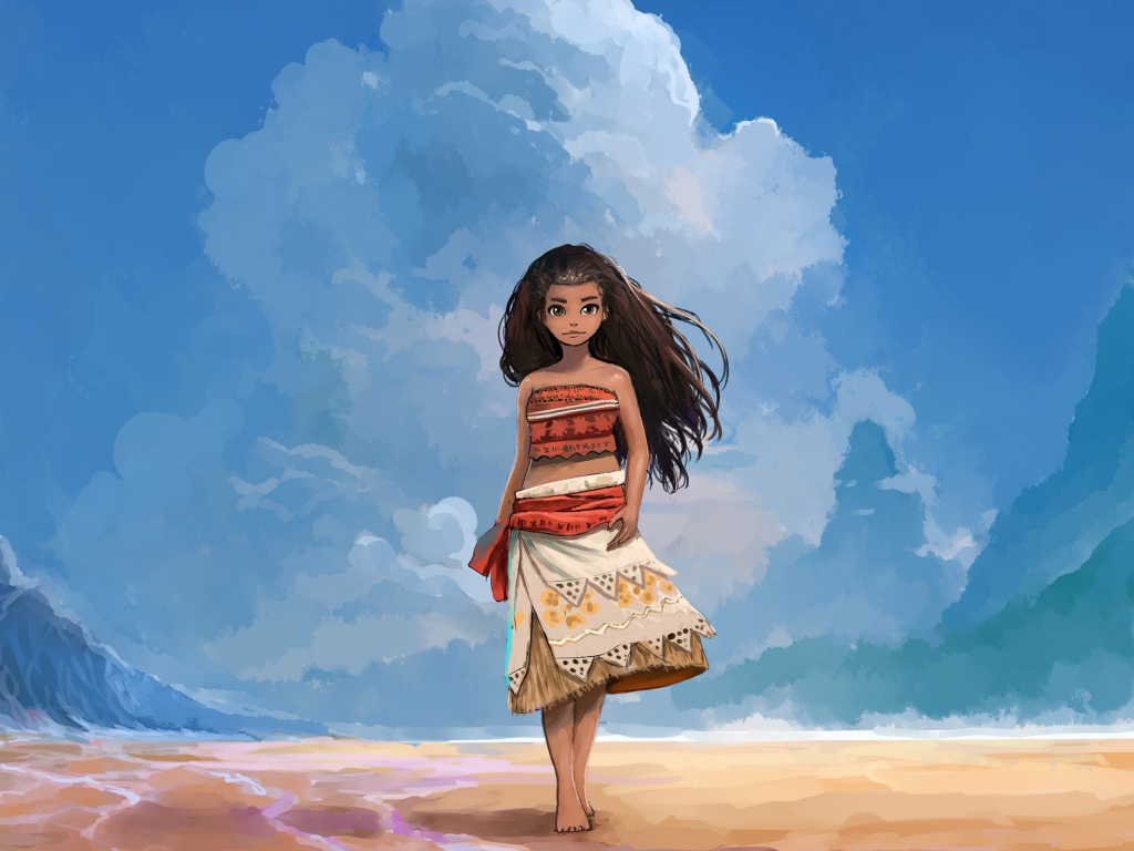 Wallpaper moana, movie, 2020, fan art