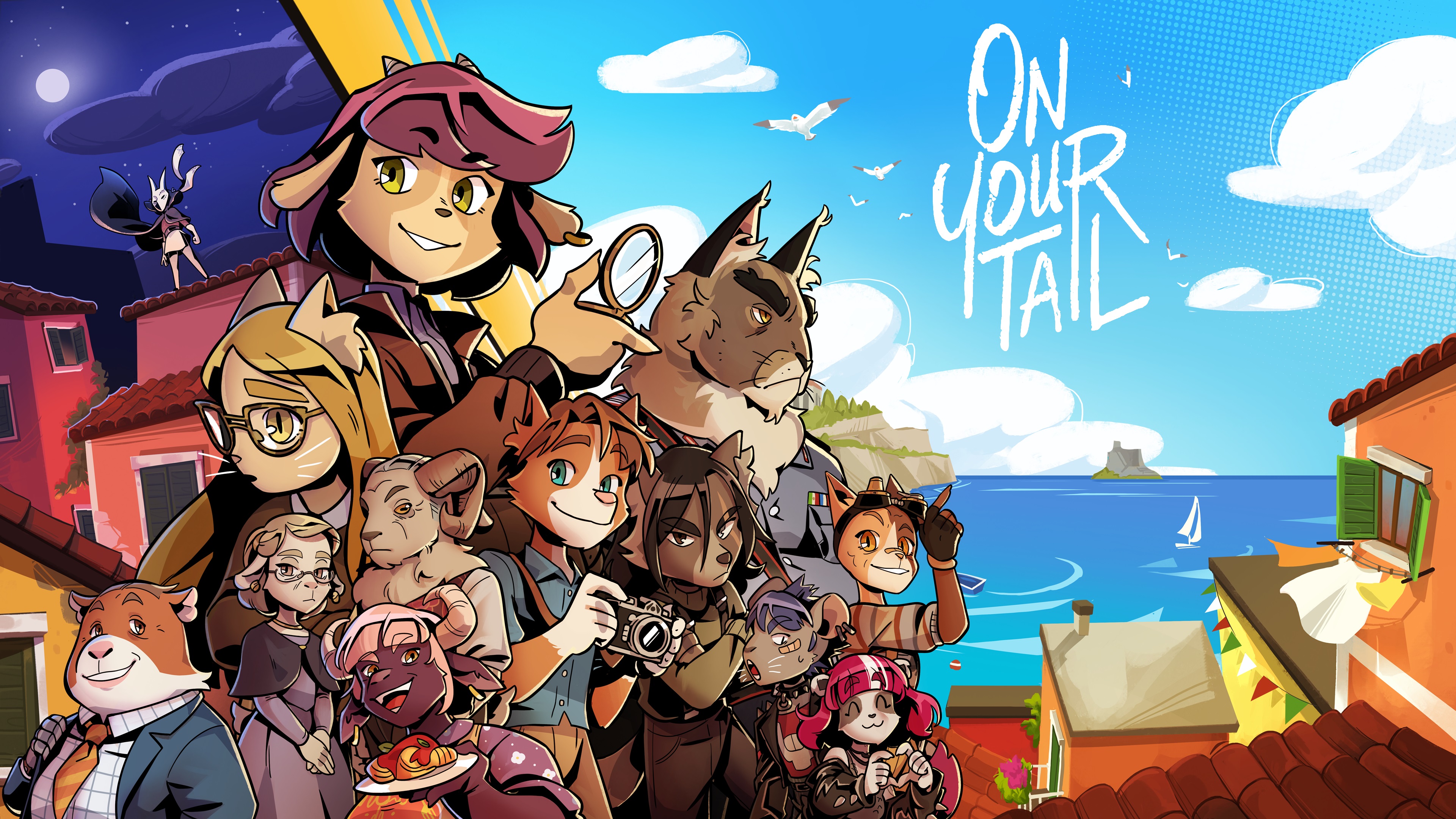 enjoy this key art of On Your Tail