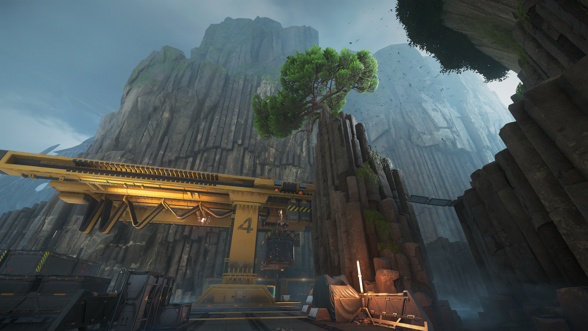 Shatterline Mystic Cliffs HD Wallpaper