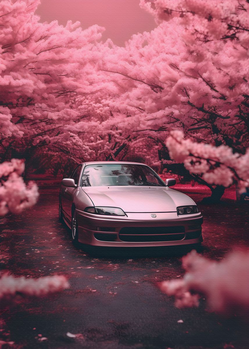 JDM Car Cherry Blossom' Poster, picture