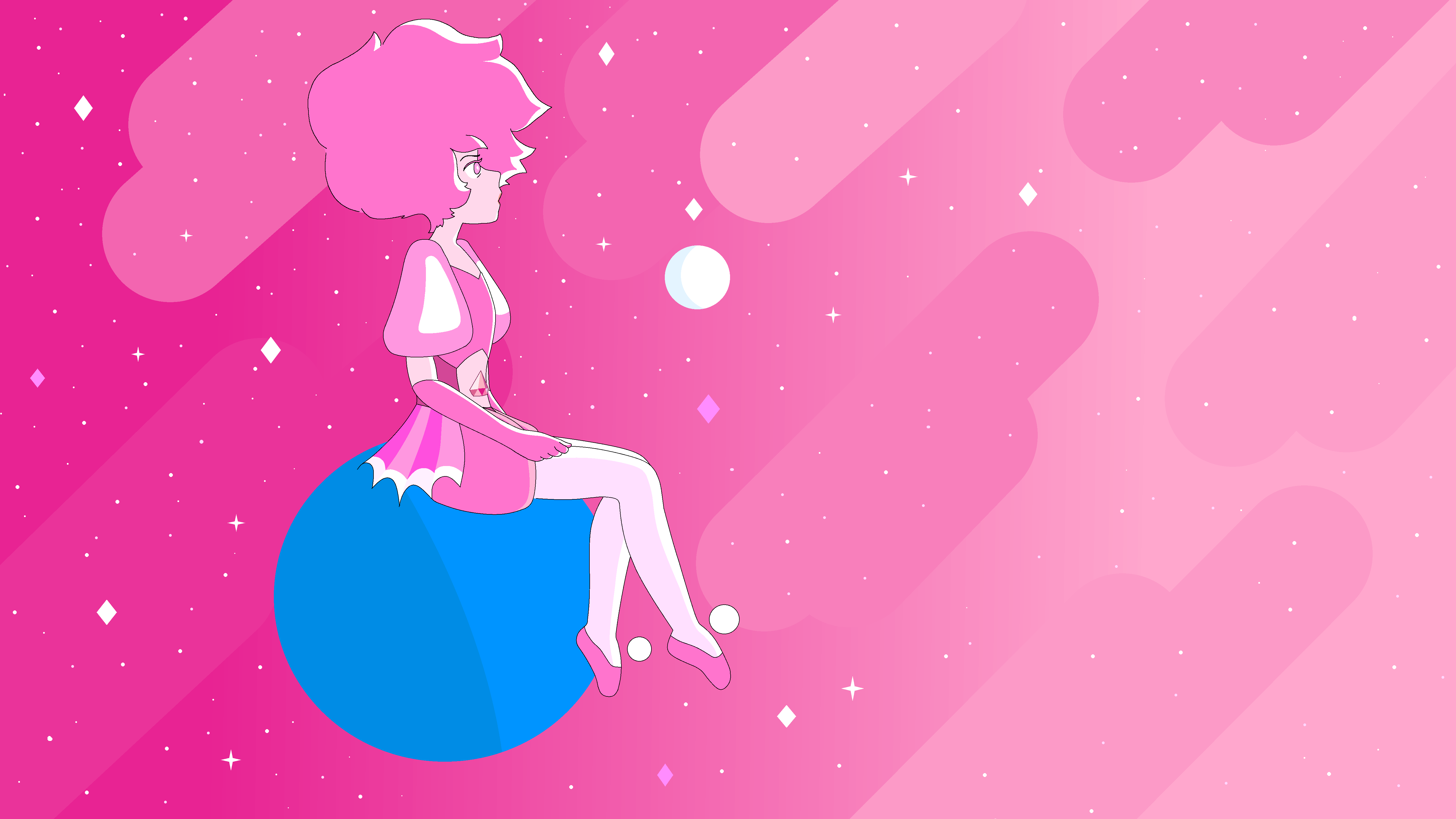 Pink Diamond background