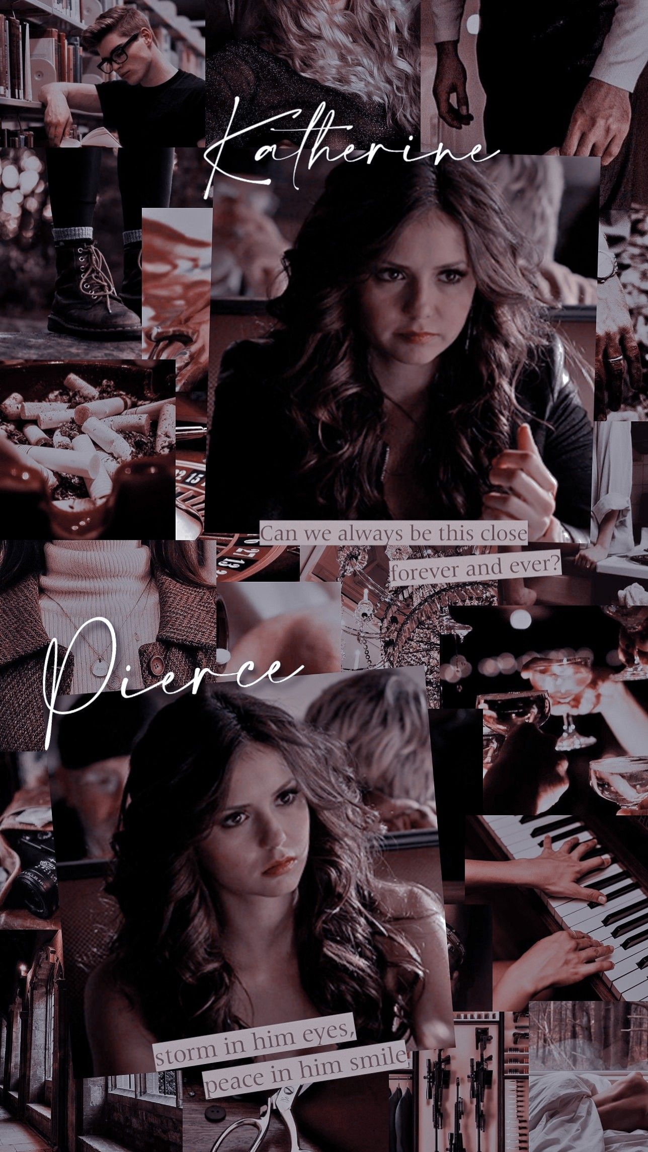 Lockscreen wallpaper Katherine Pierce