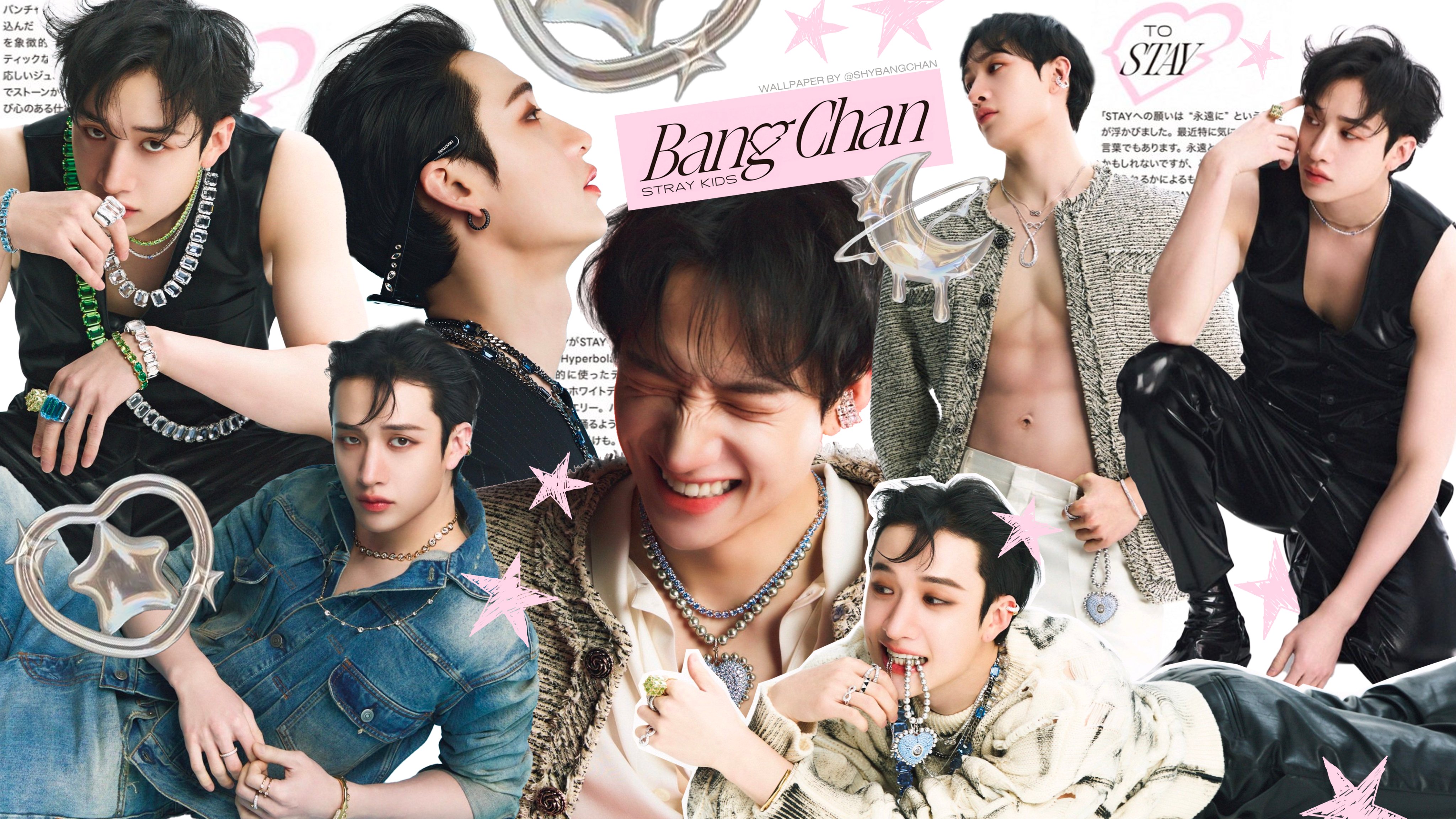 bang chan x swarovski for nylon japan