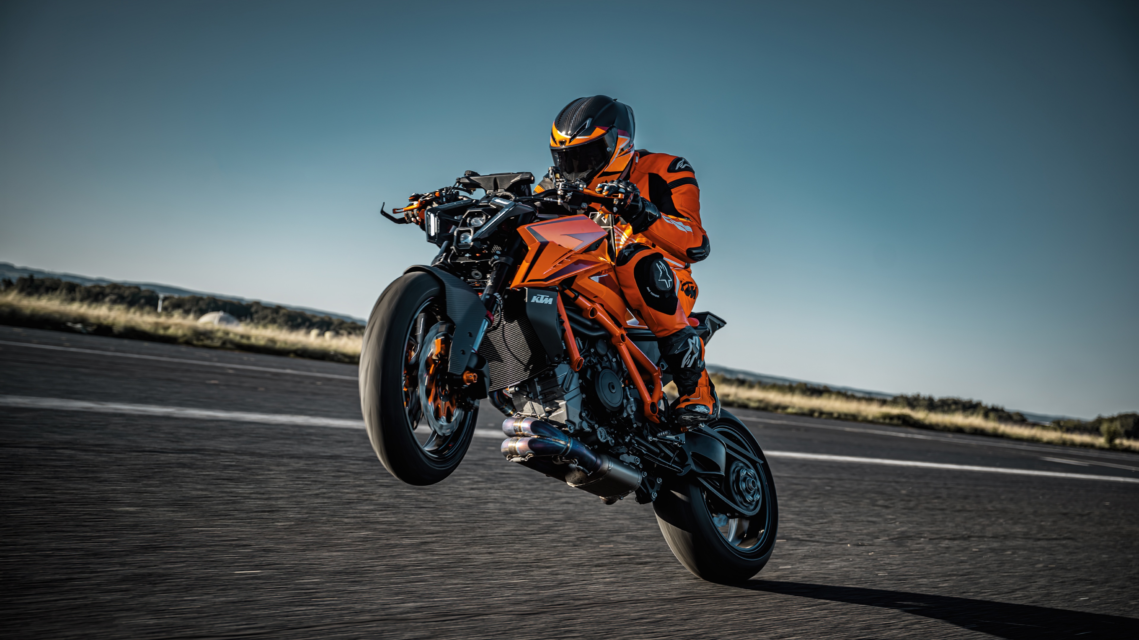 Biker Wallpaper 4K, KTM 1390 Super Duke