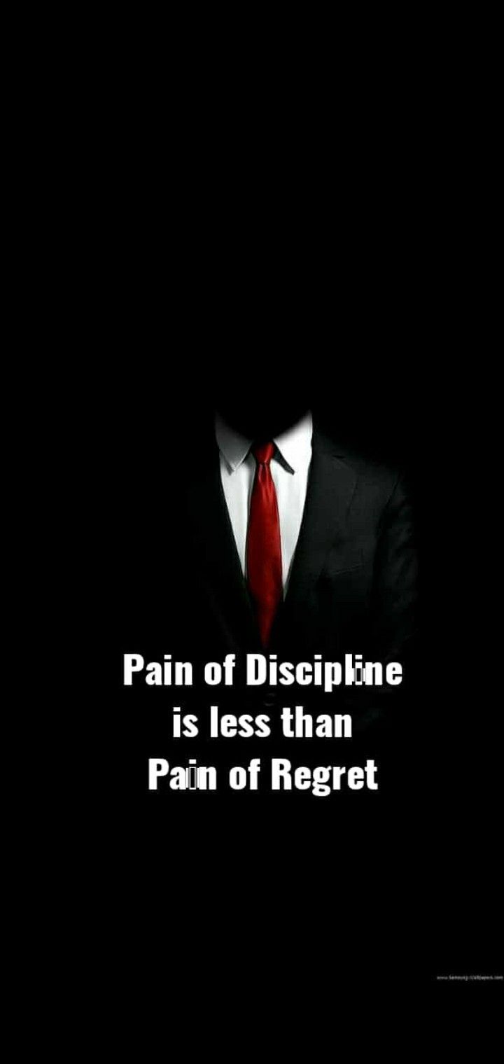 Pain Of Regret Motivational Wallpaper 4k