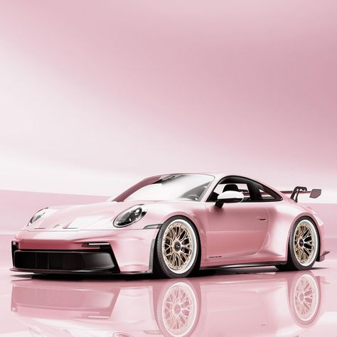 Porsche Gt3 Rs Pink Wallpaper