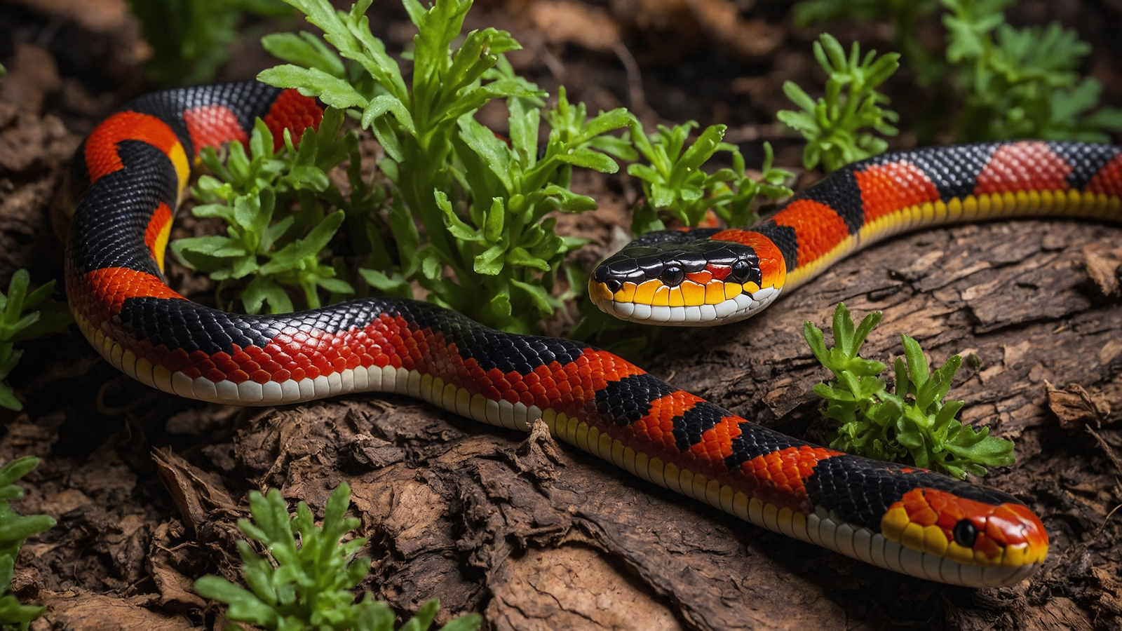 Coral Snake: Brightly Banded and Highly
