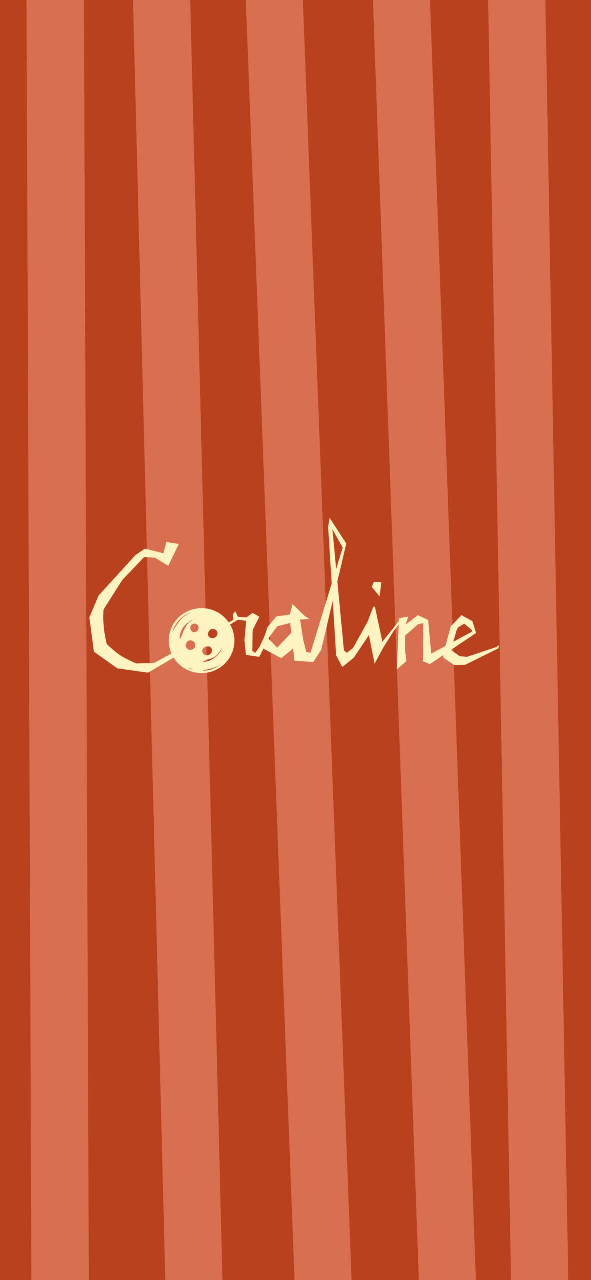 Coraline Logo Red Wallpaper
