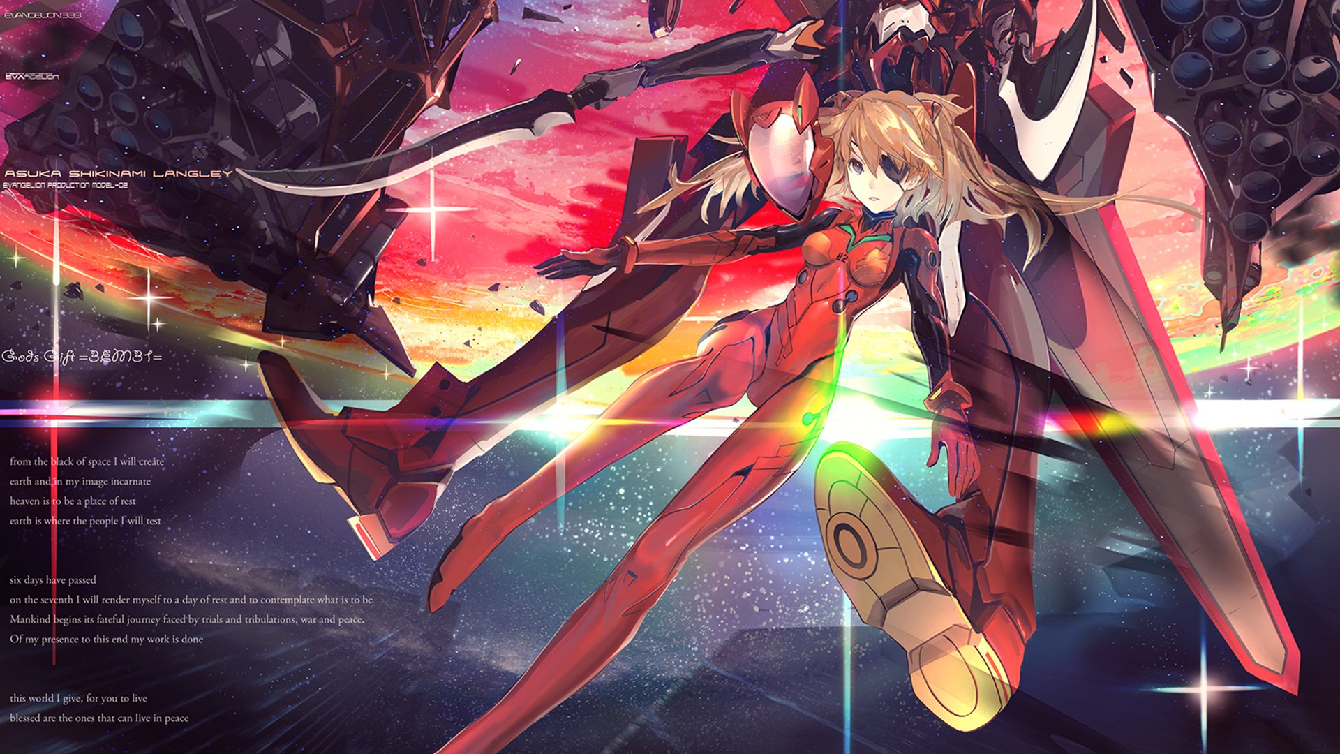 Download Asuka Langley Sohryu Neon