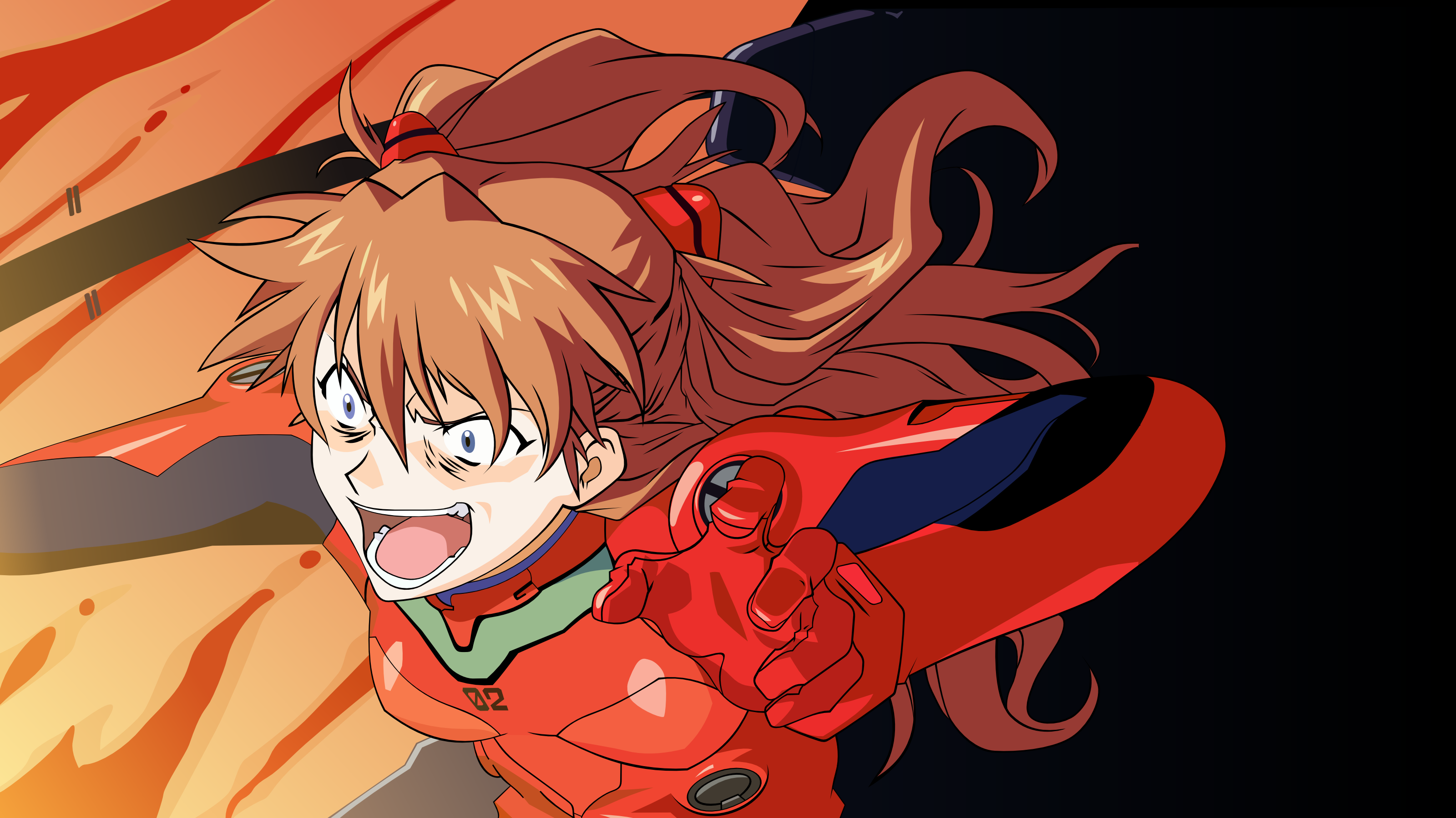 Download Asuka Langley Sohryu Anime End Of Evangelion HD Wallpaper