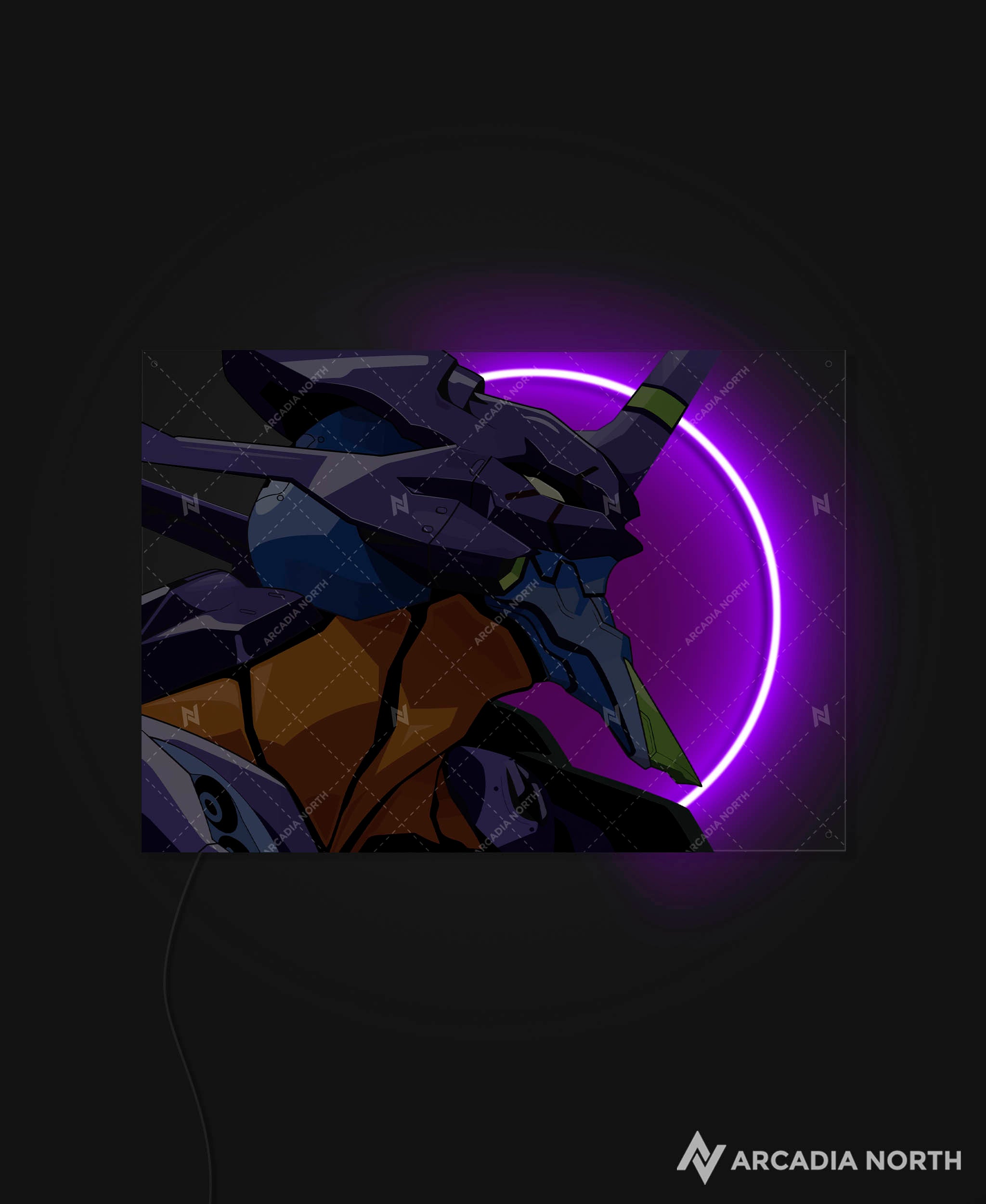 Neon Genesis Evangelion. Eva 01 Moon