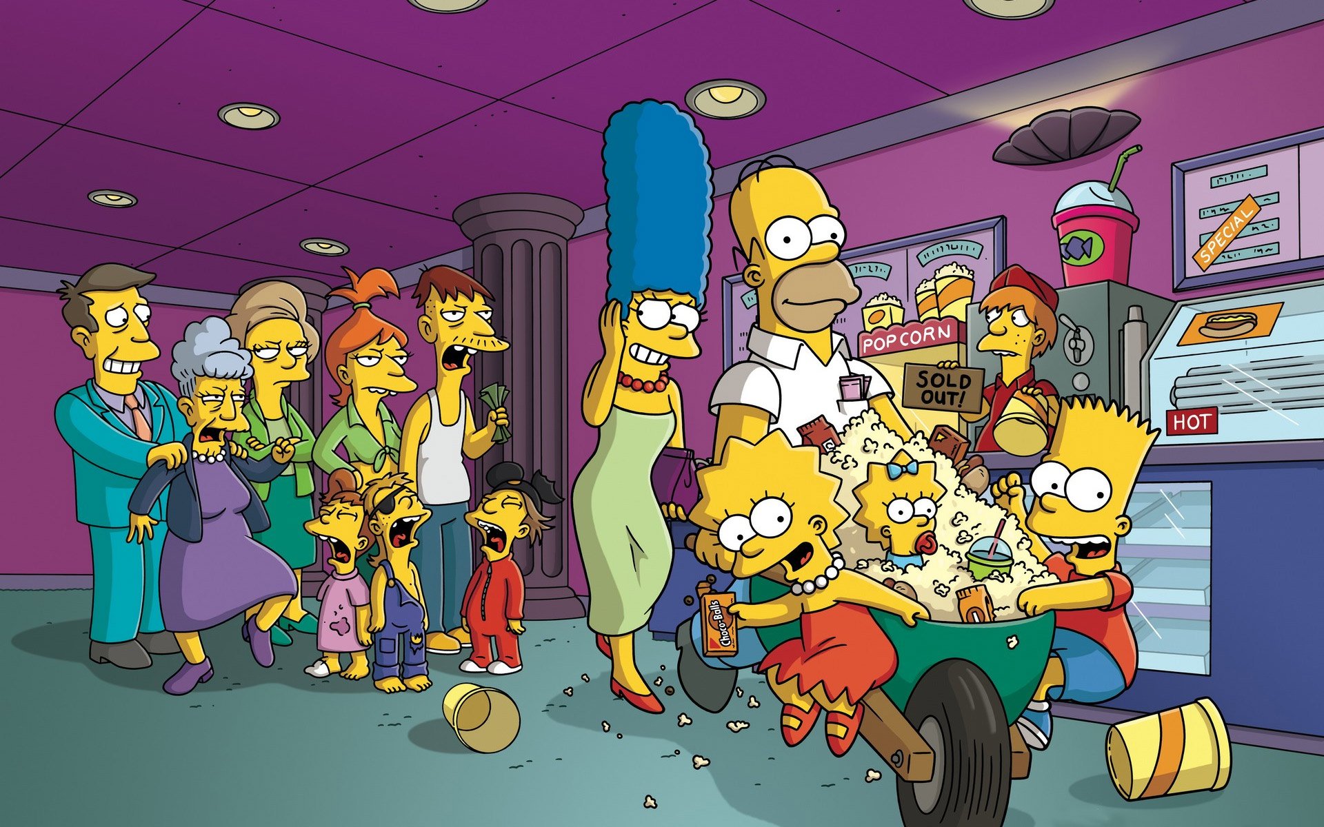 Springfield - Simpsons Wallpaper