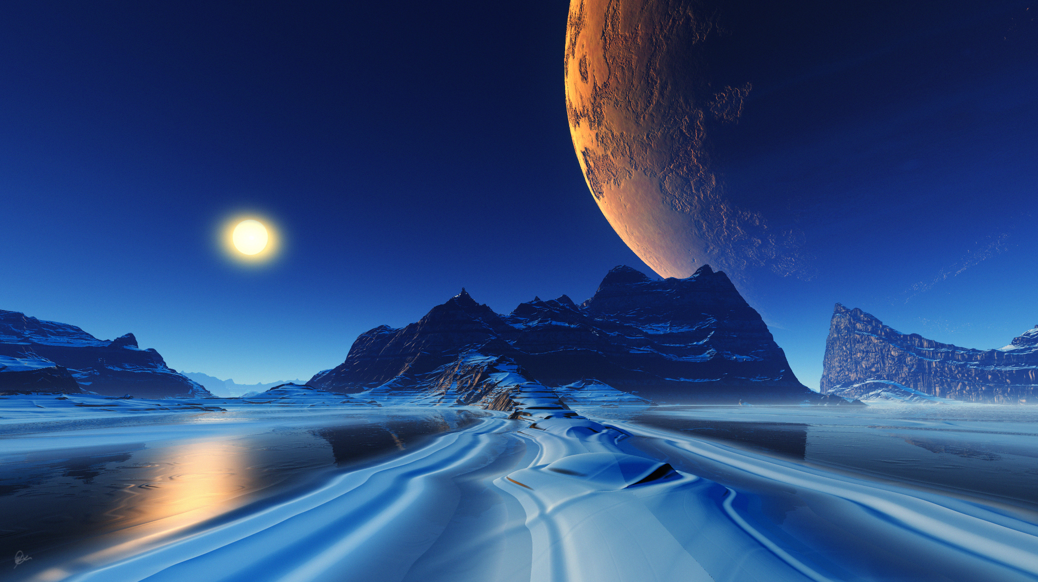 Landscape Cinematic Planets