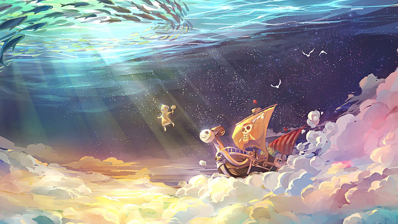 Wallpaper Going Merry, One Piece