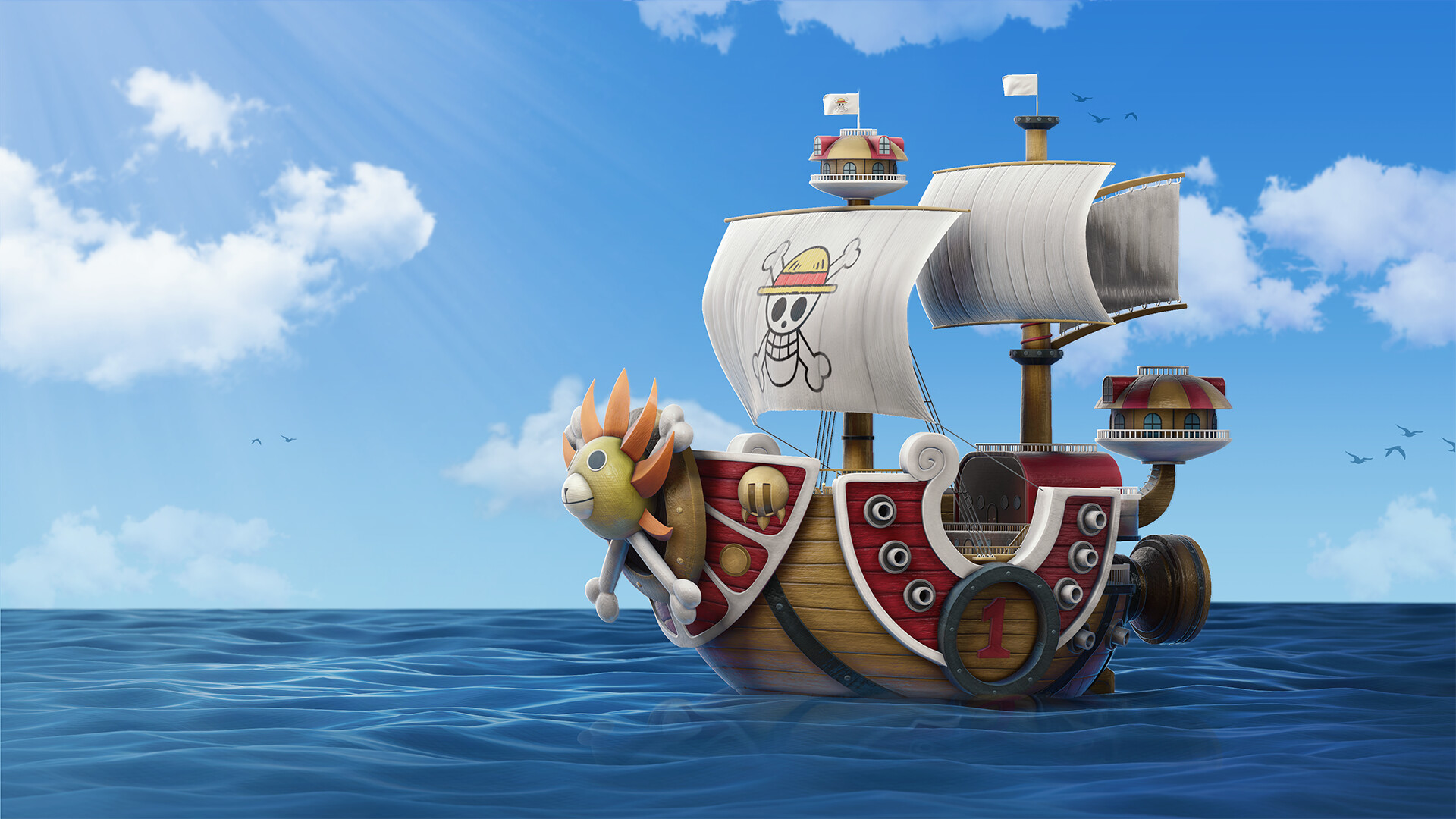 Thousand Sunny Piece Fan Art