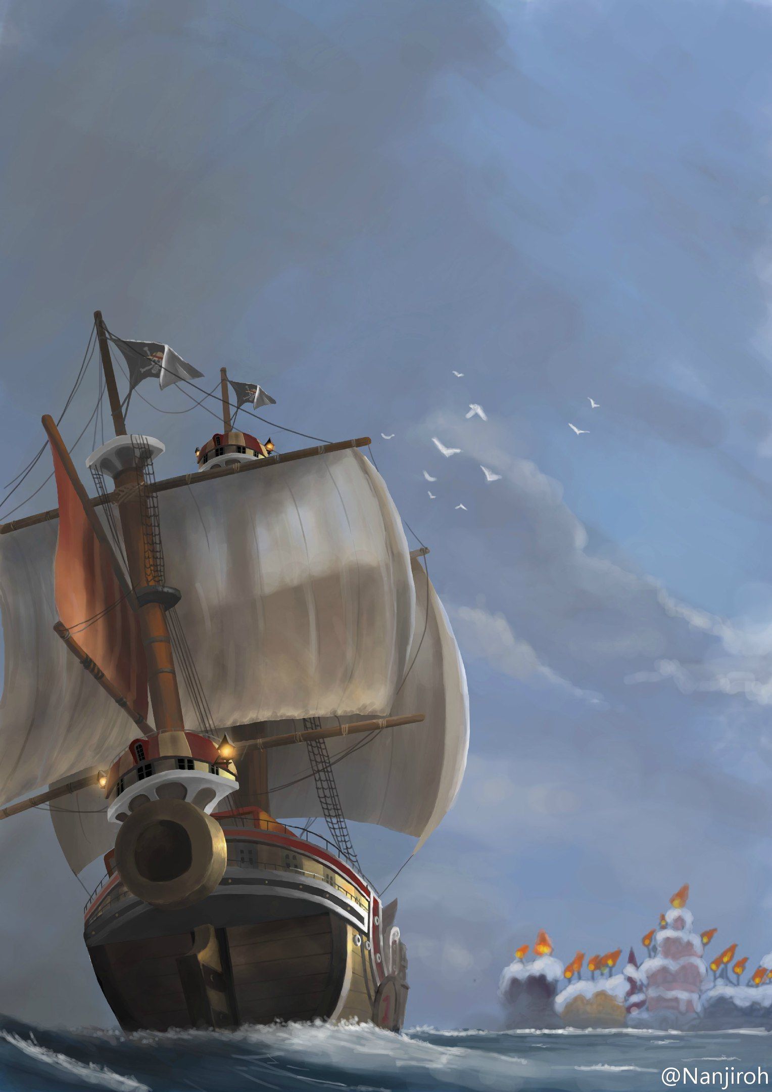 One piece ship thousand sunny ideas