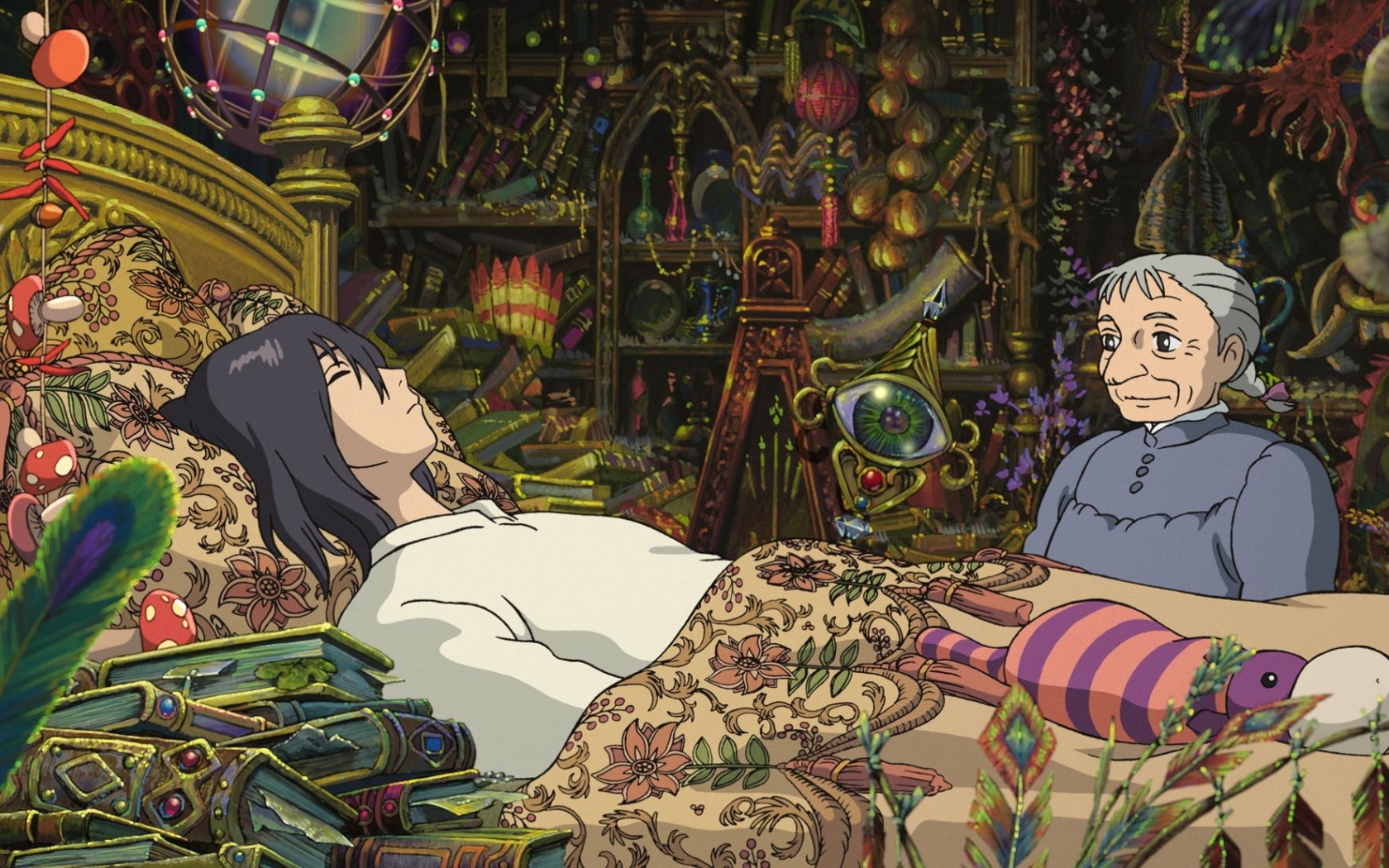 Anime Howl's Moving Castle Wallpaper