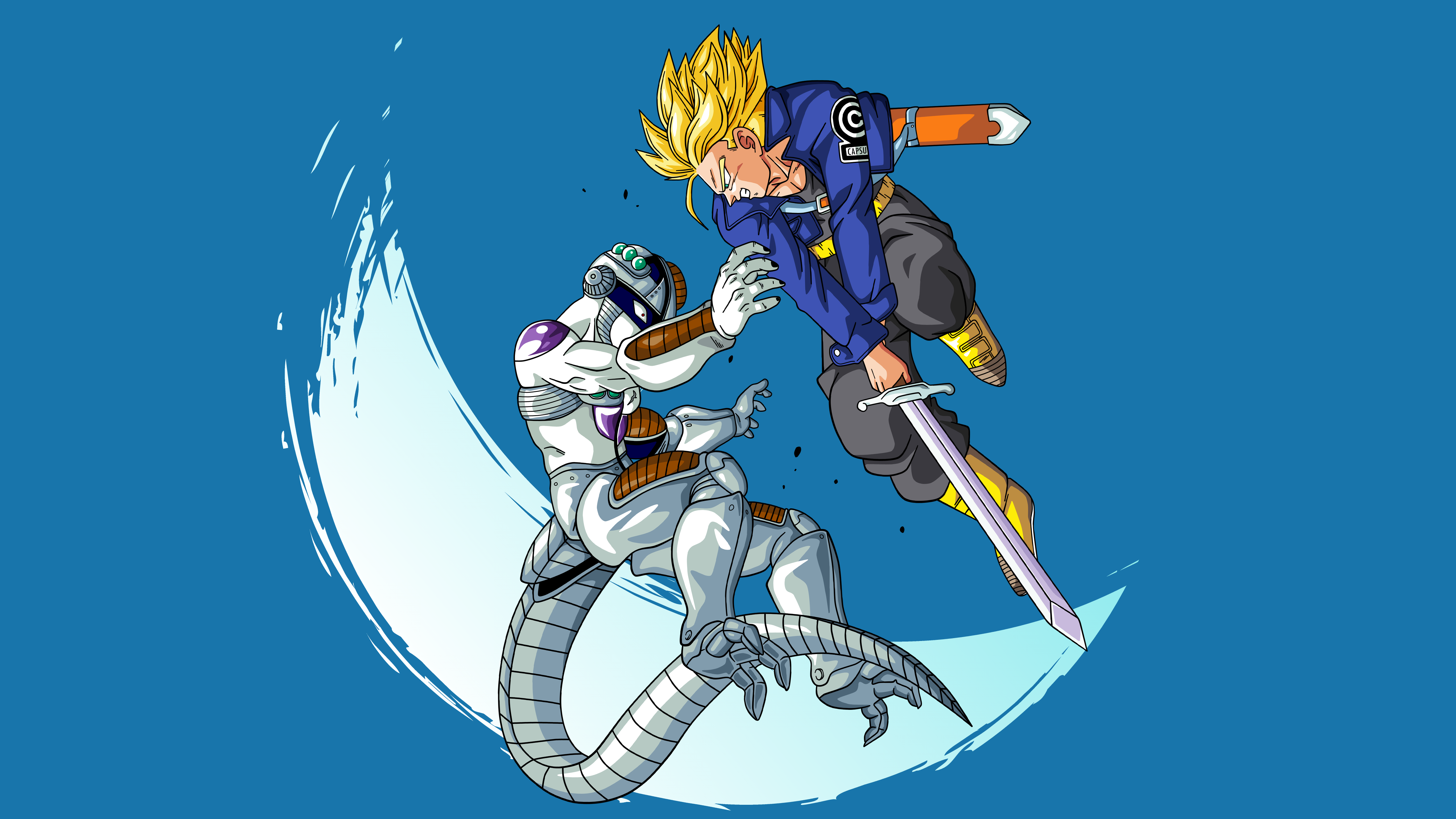Frieza vs Trunks 4K Ultra HD Wallpaper