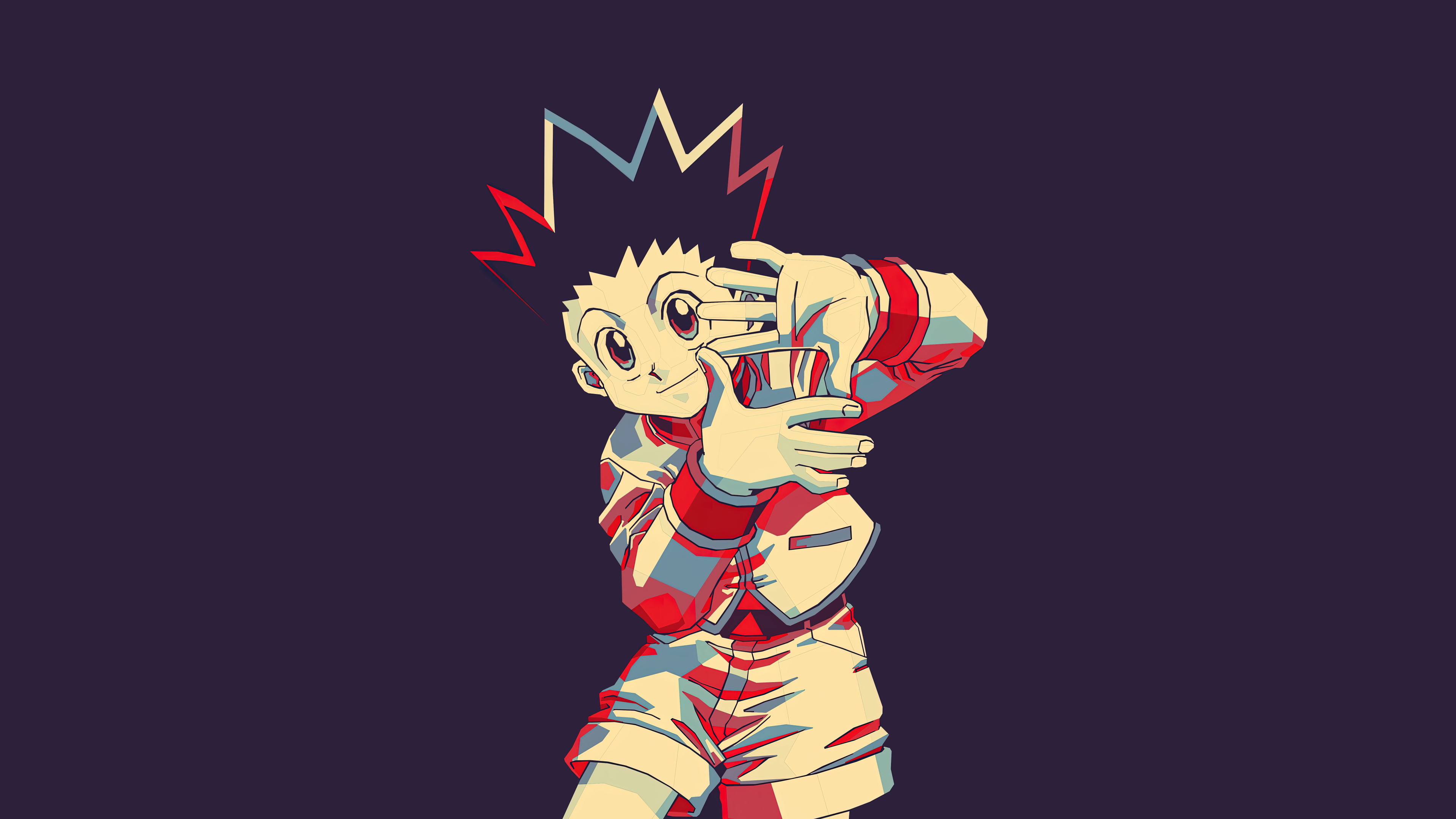 Gon Freecss Wallpaper 4K, Minimalist