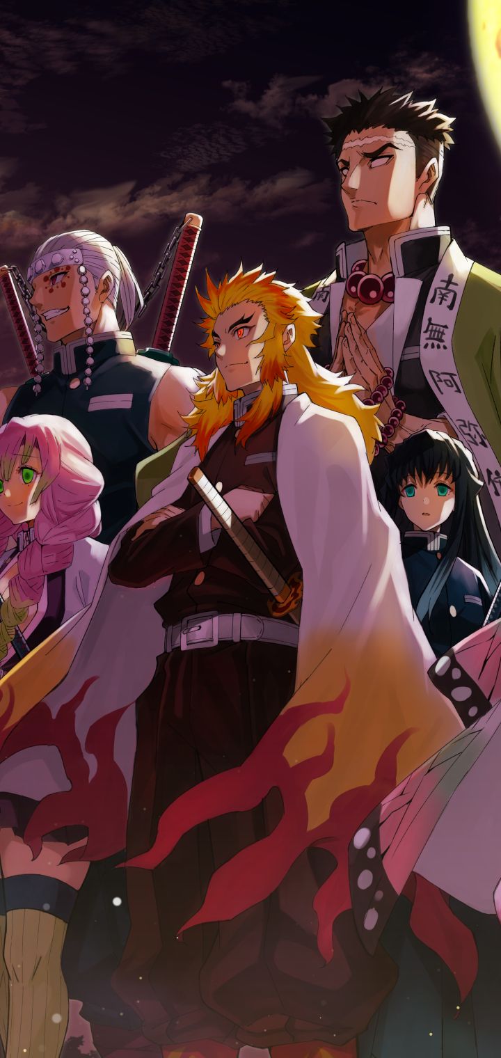 Mobile wallpaper: Anime, Demon Slayer