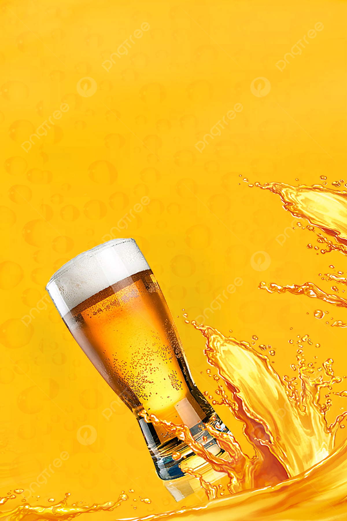 Summer Refreshing Glass Of Beer Poster