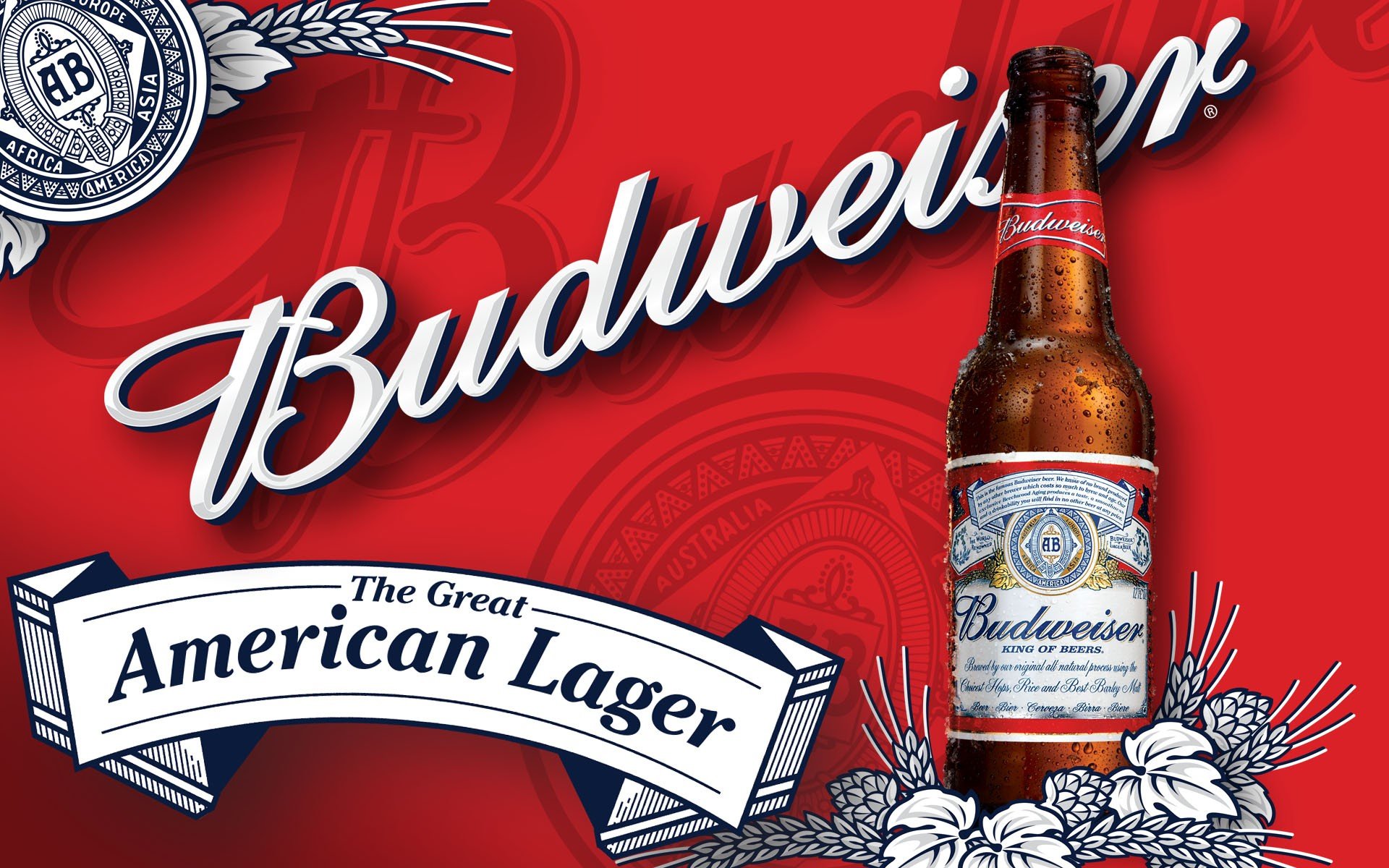 Beer Larger Man Made Budweiser HD Wallpaper