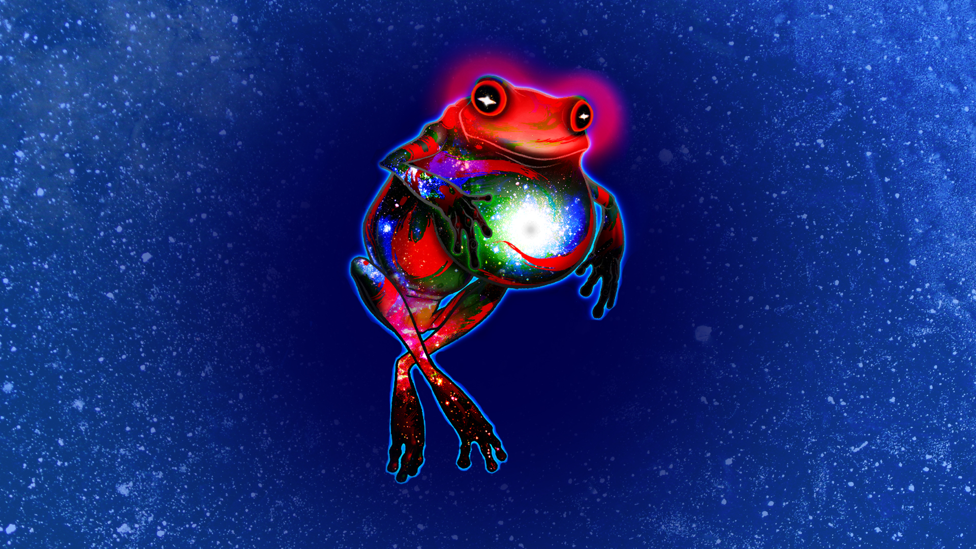 Psychedelic Frog HD Wallpaper