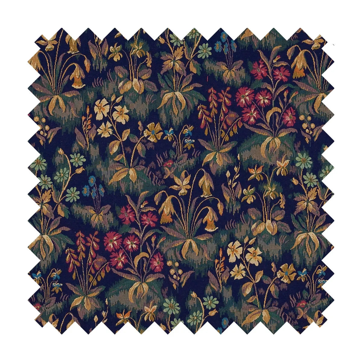 Medieval Flowers Tapestry Fabric