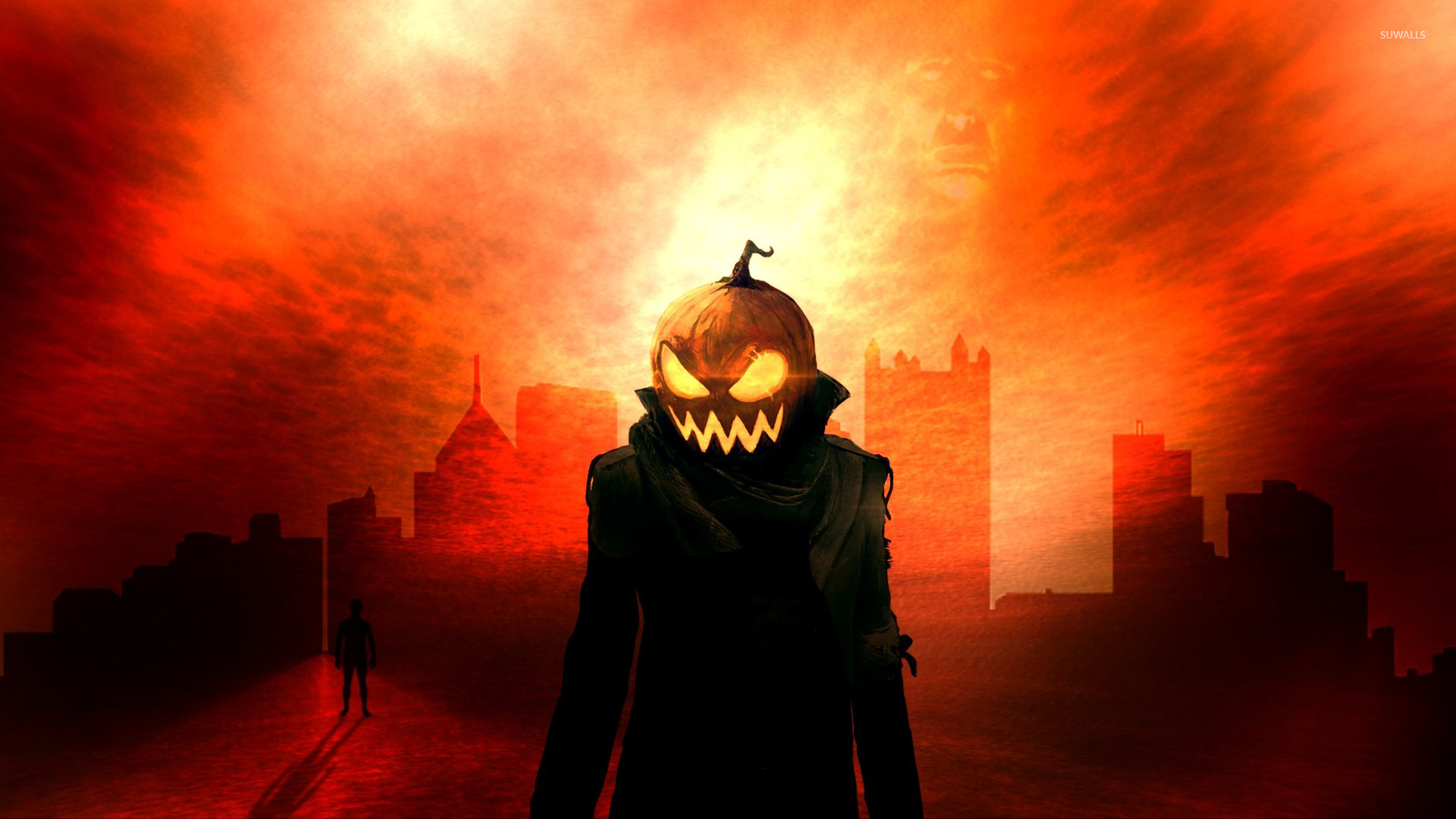 Pumpkin head wallpaper
