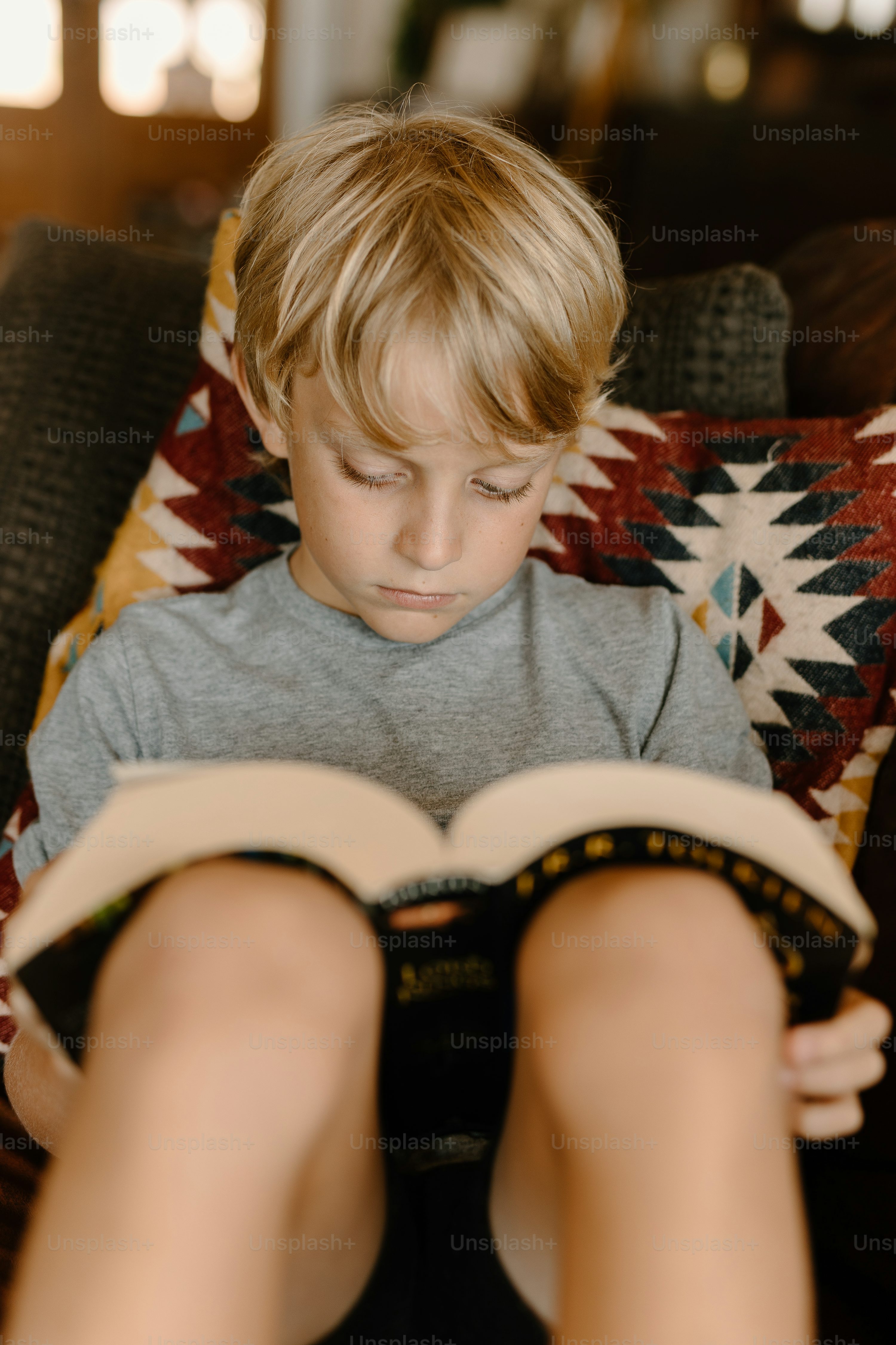 Child Reading Picture. Download