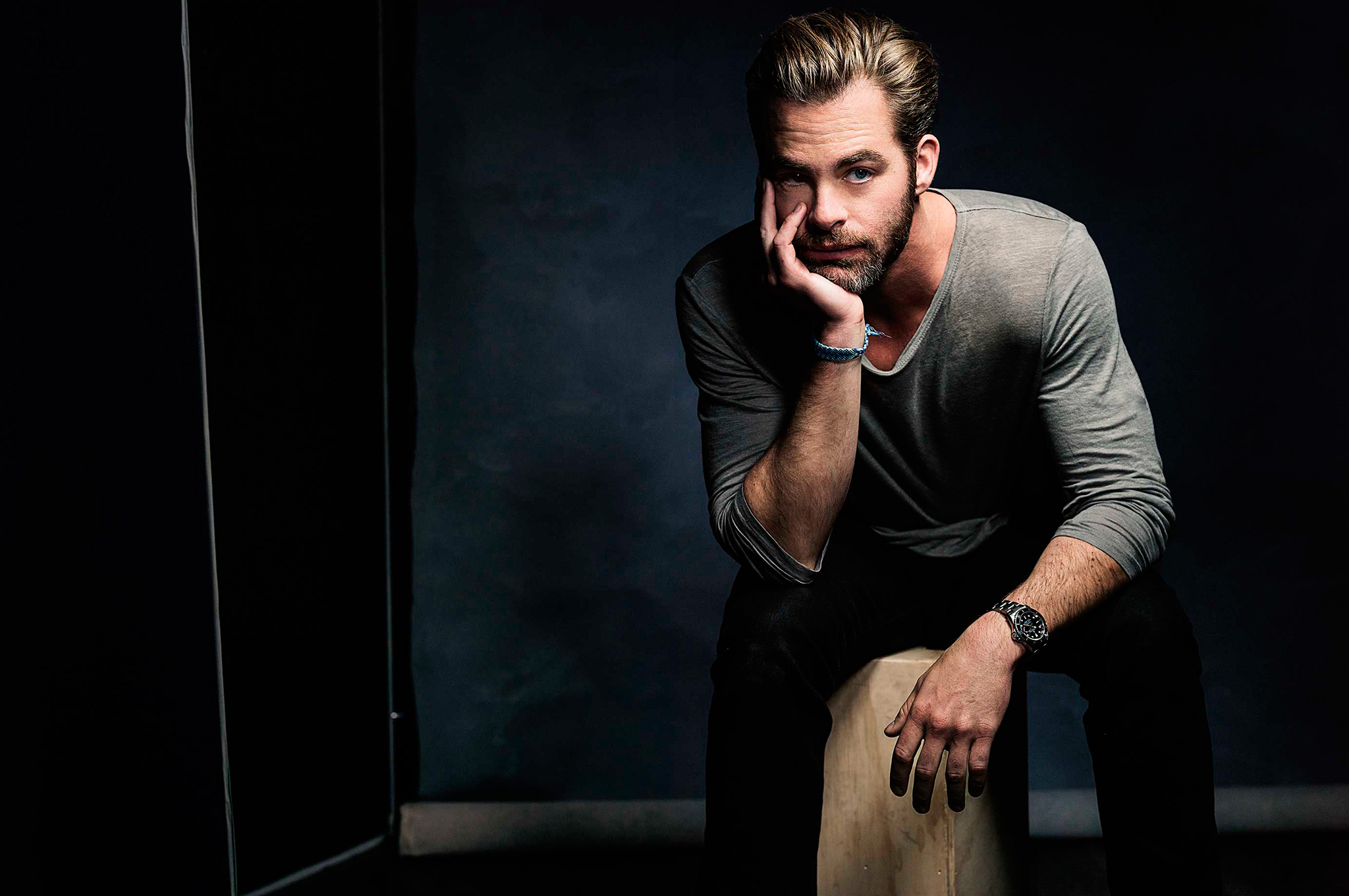 Wallpaper photohoot, Chris Pine, Chris