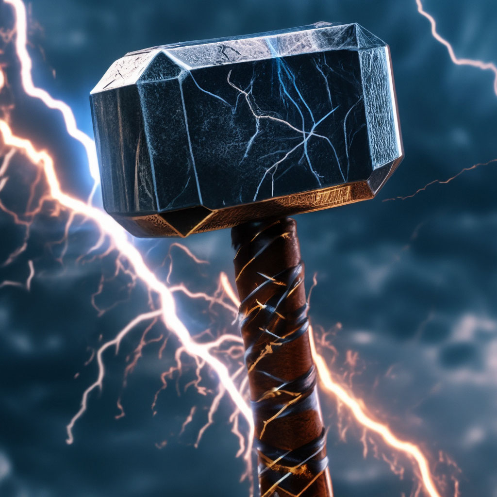 Hammer of thor, lightning, super