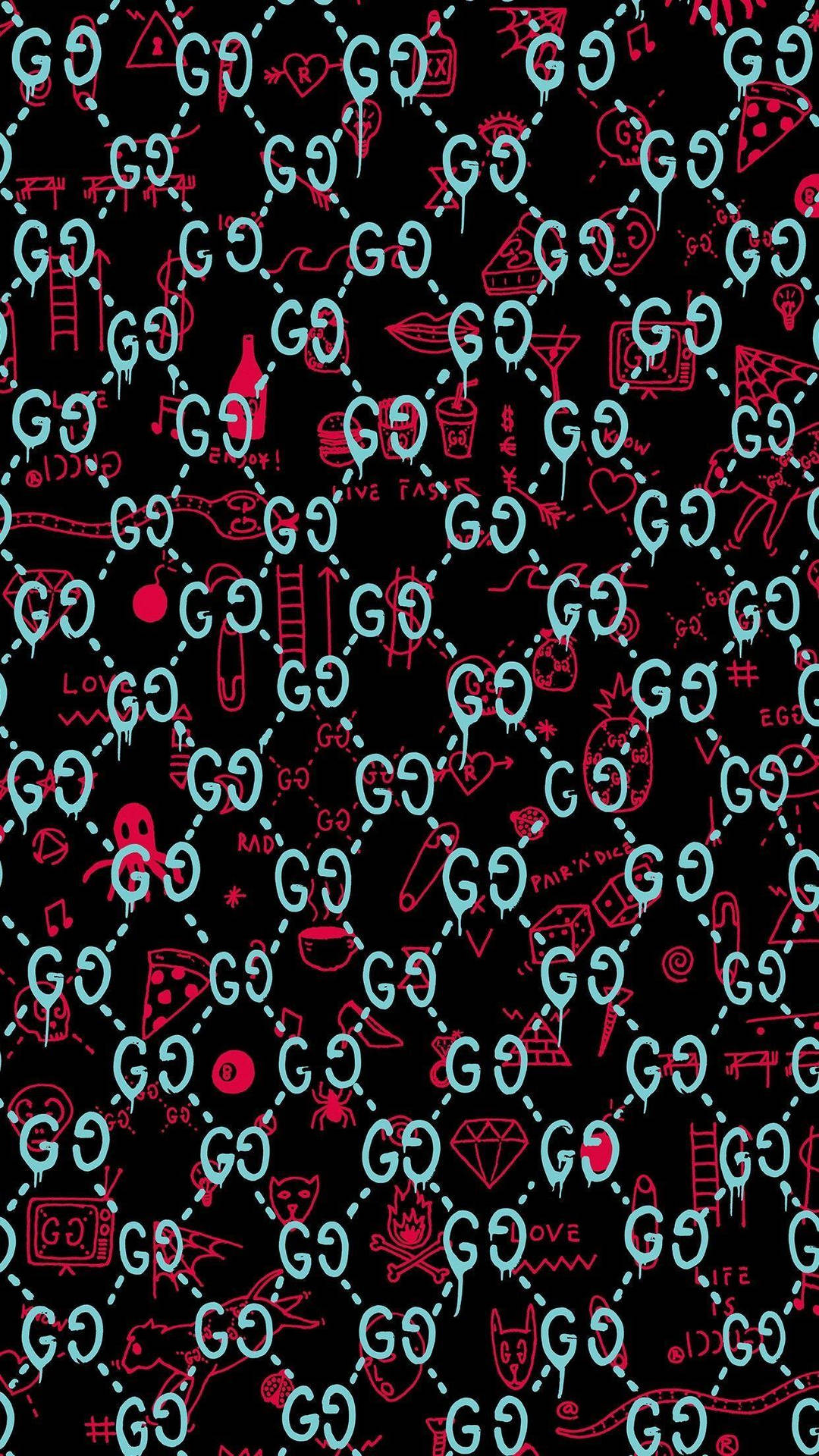 Gucci iPhone Wallpaper