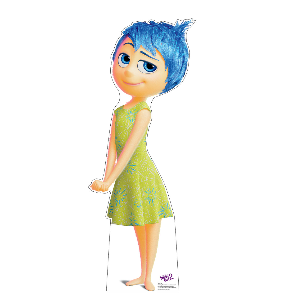 Life Size Joy Inside Out 2 Cardboard Cutout