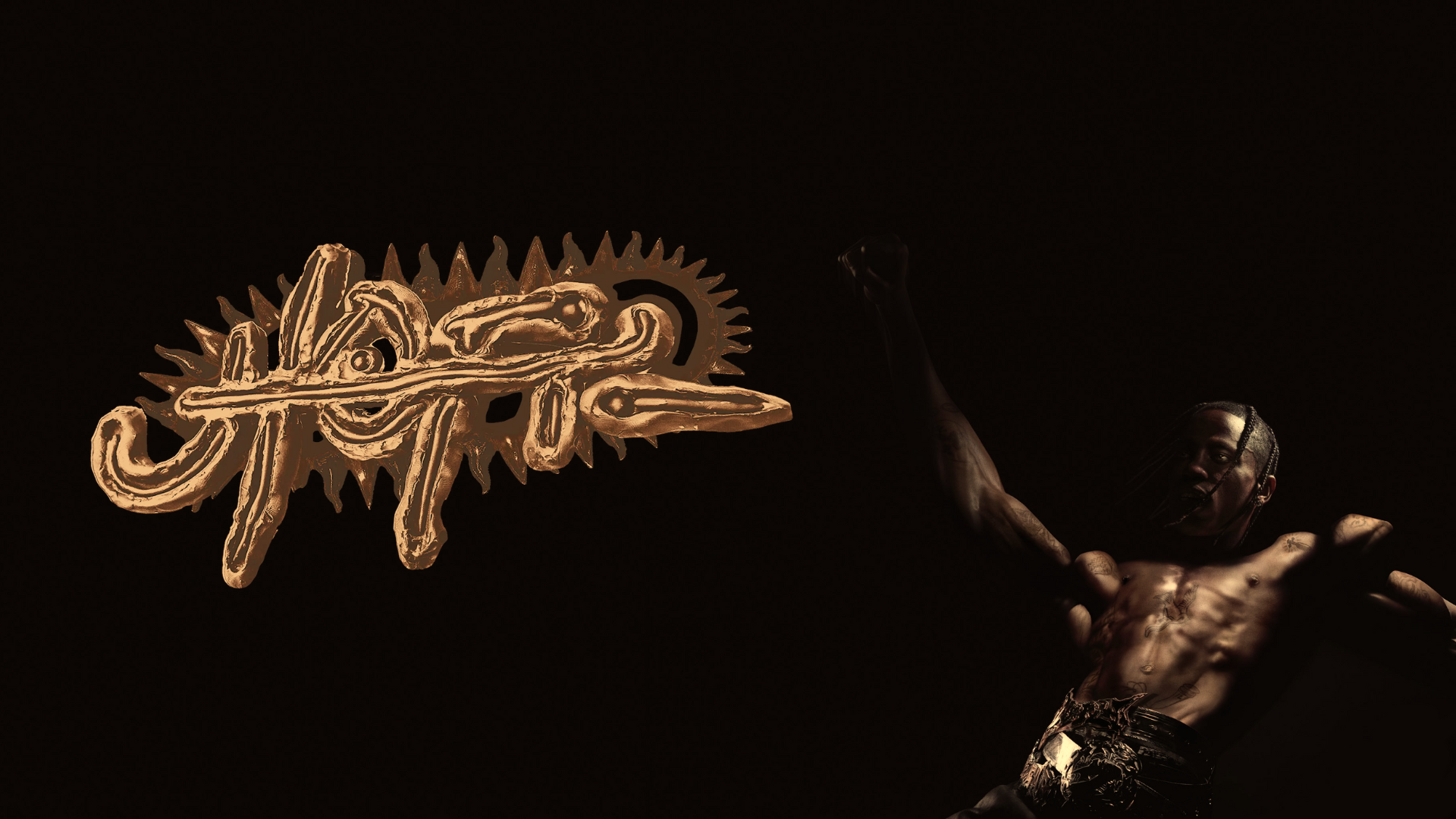 Wallpaper of Travis Scott Utopia Album