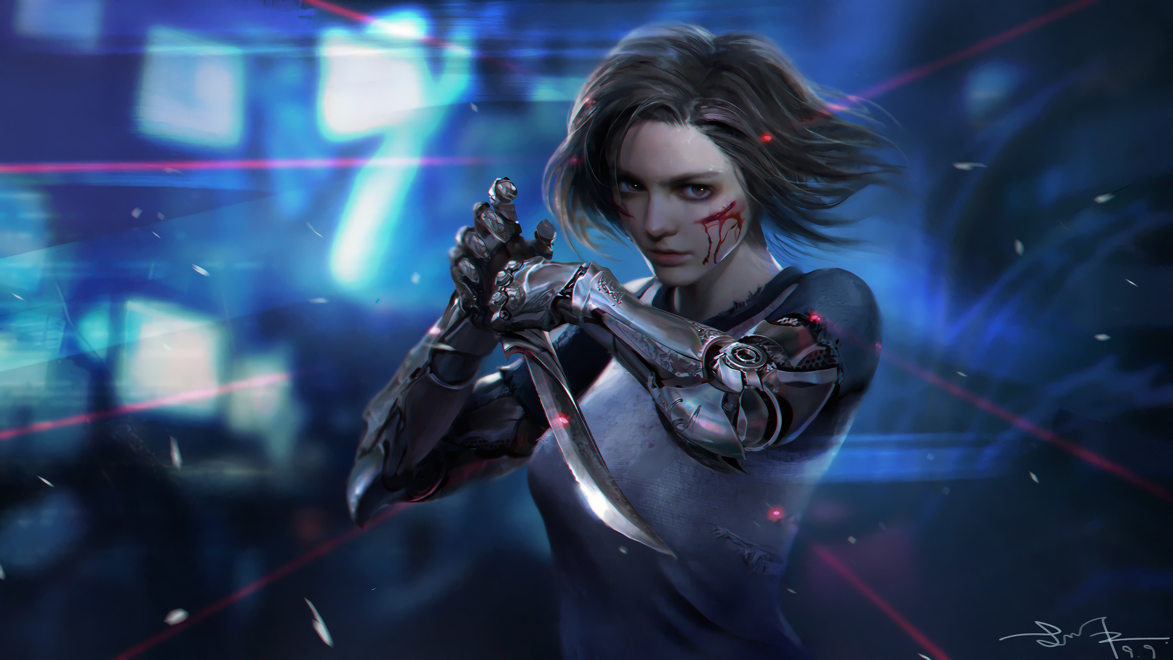 Alita: Battle Angel 4K Wallpaper
