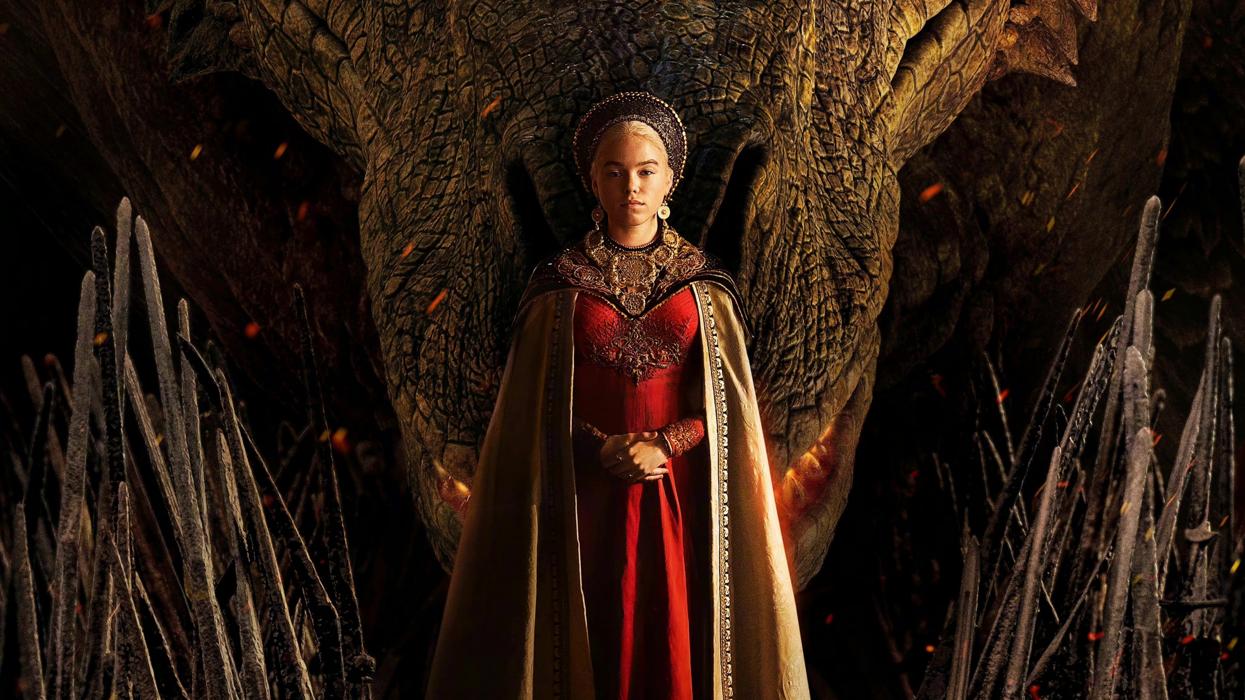 Milly Alcock Wallpaper 4K, Princess
