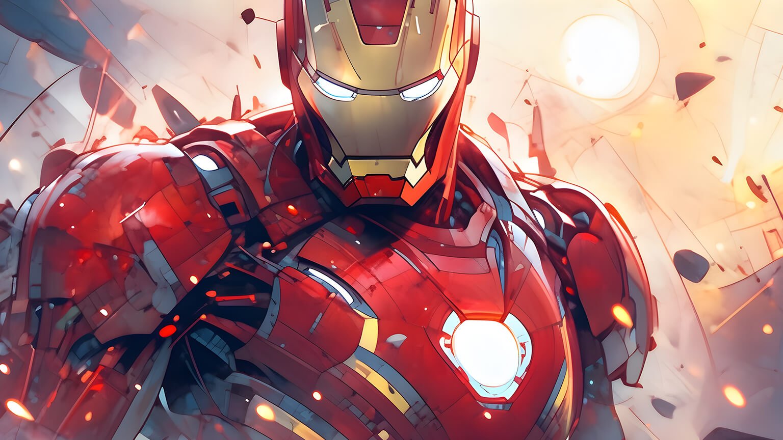 Aesthetic Iron Man Marvel Desktop Wallpaper Man Wallpaper