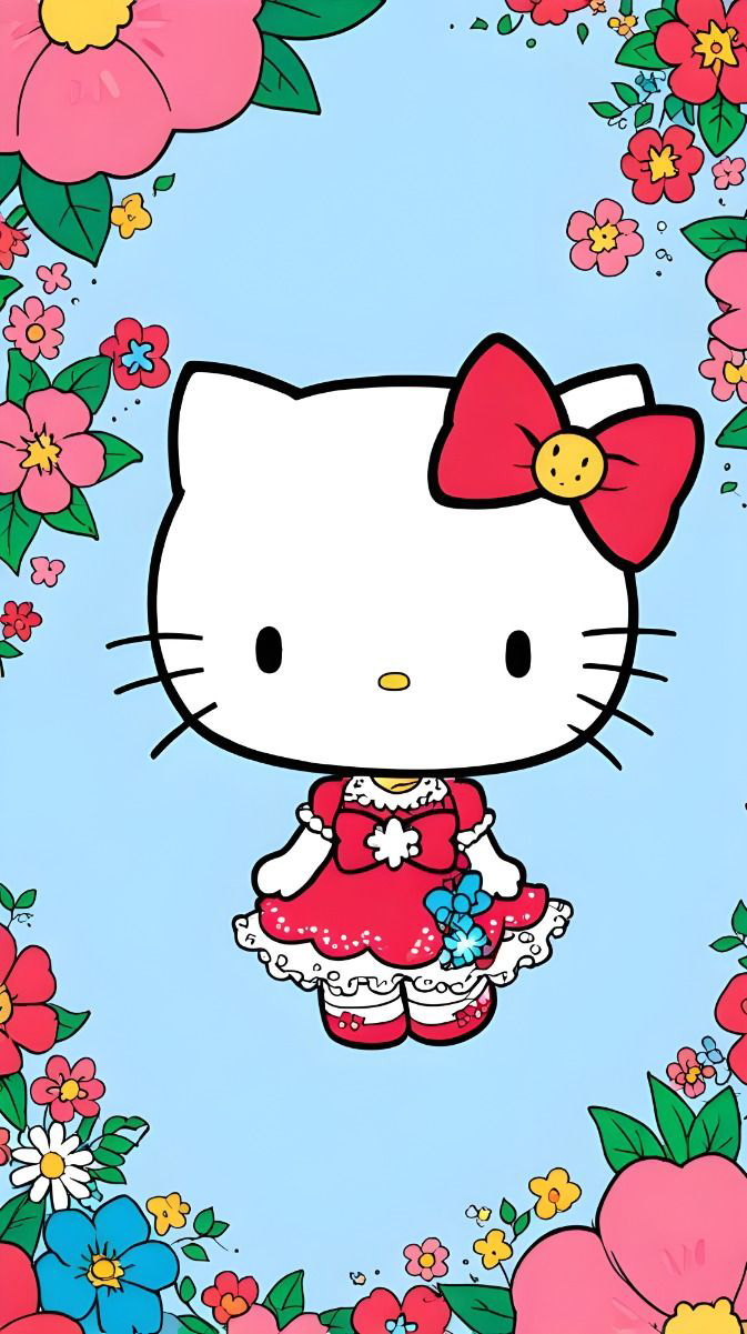 Hello Kitty Christmas 4K Wallpaper