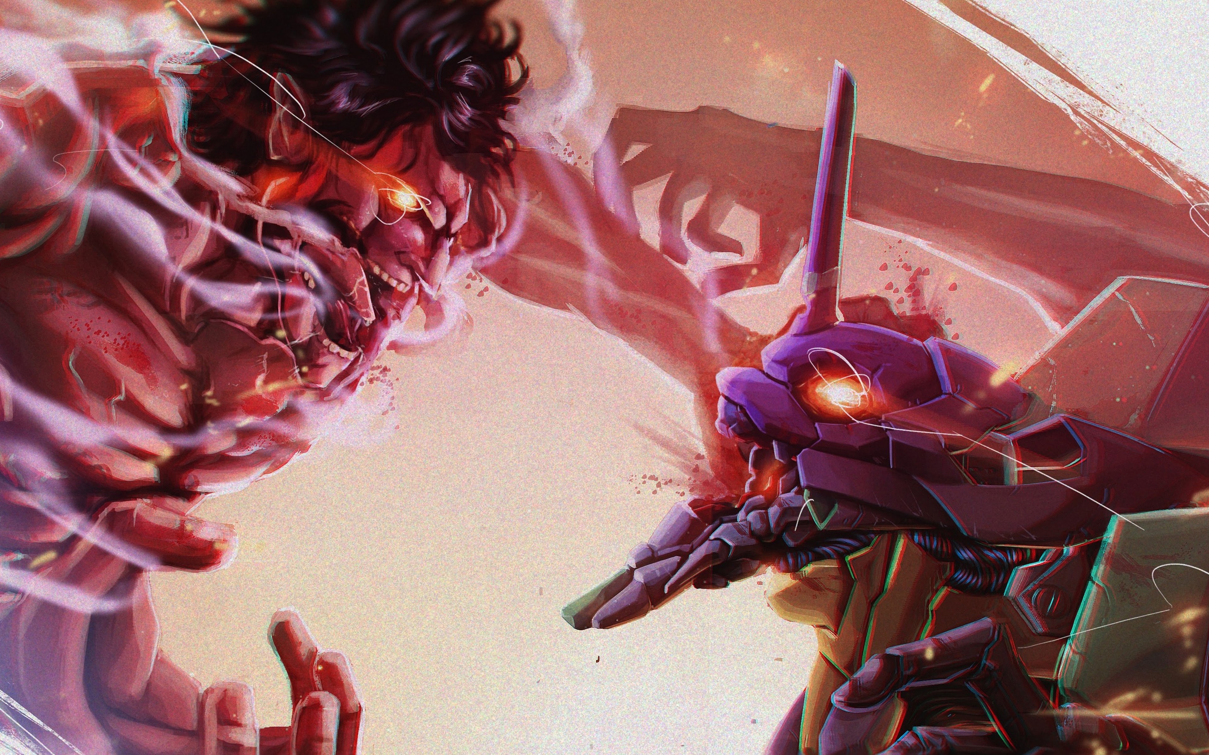 Attack Titan vs. Evangelion Attack