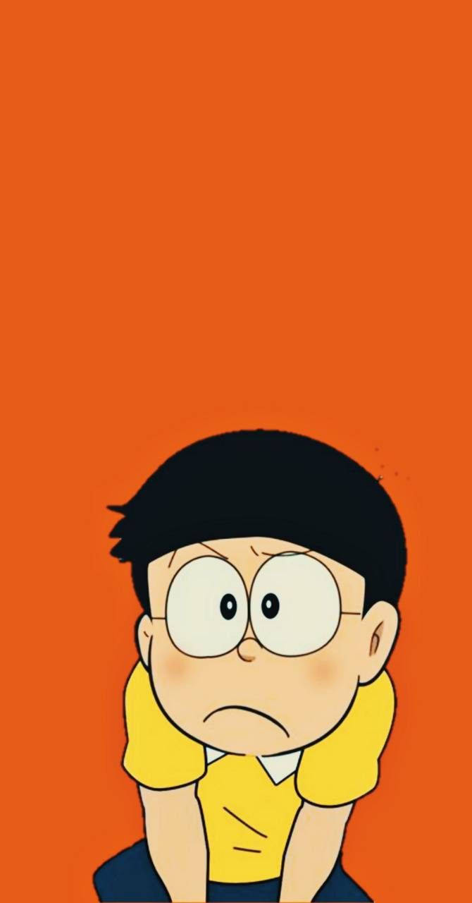 Grumpy Nobita Minimalist Poster