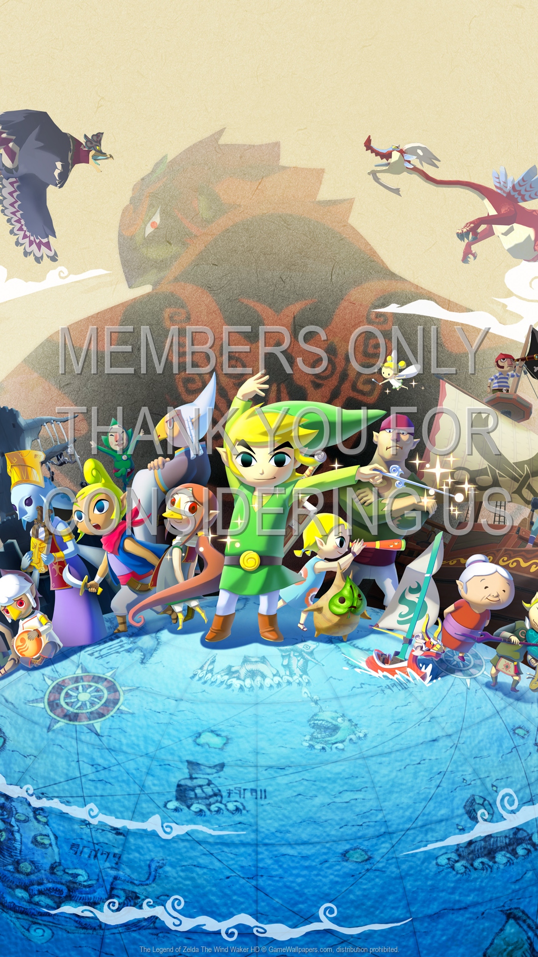 The Legend Of Zelda: The Wind Waker iPhone Wallpapers - Wallpaper Cave, image size:1080x1920